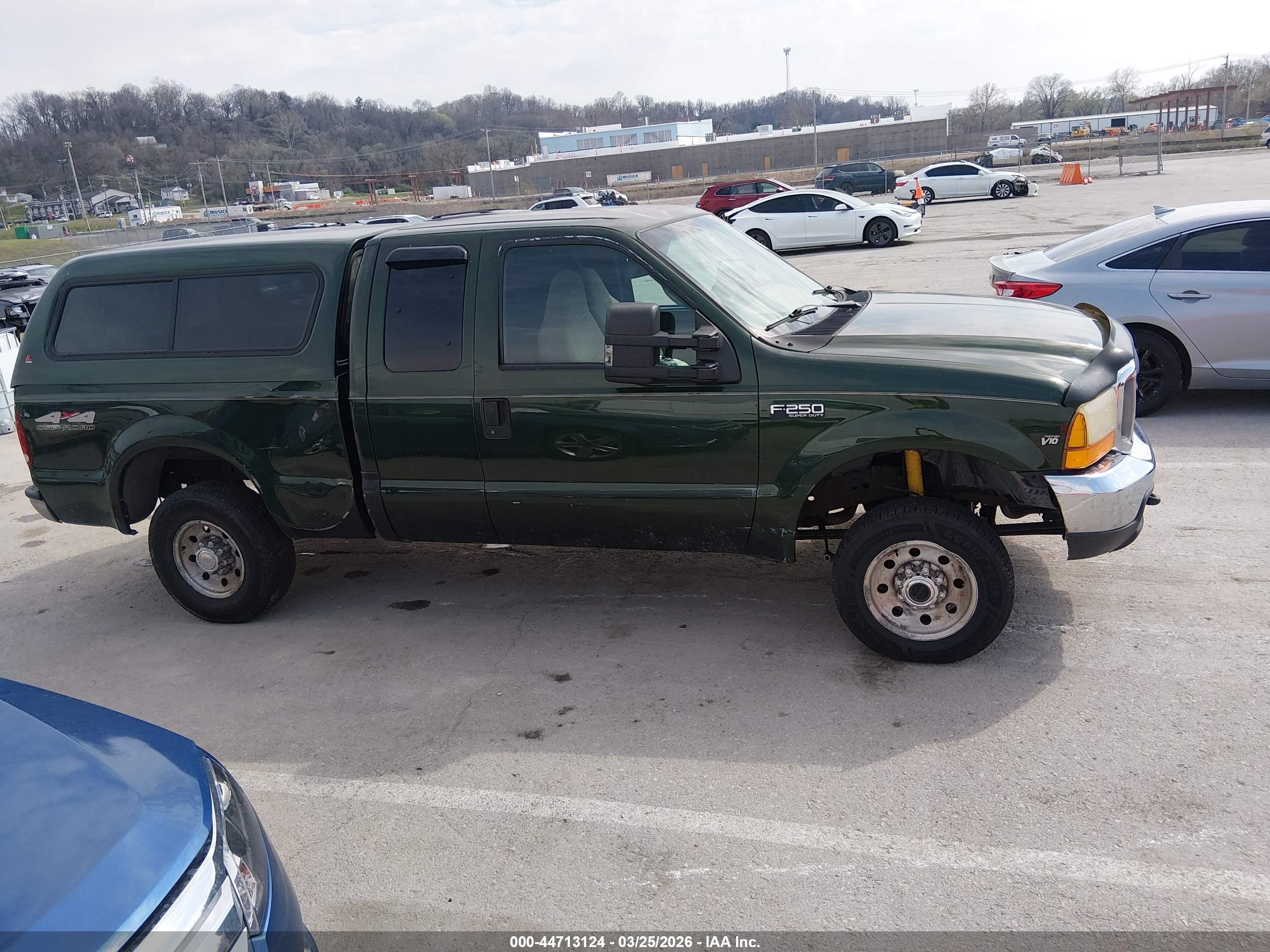 1999 Ford F-250 Lariat/xl/xlt Green vin: 1FTNX21S7XEC13845