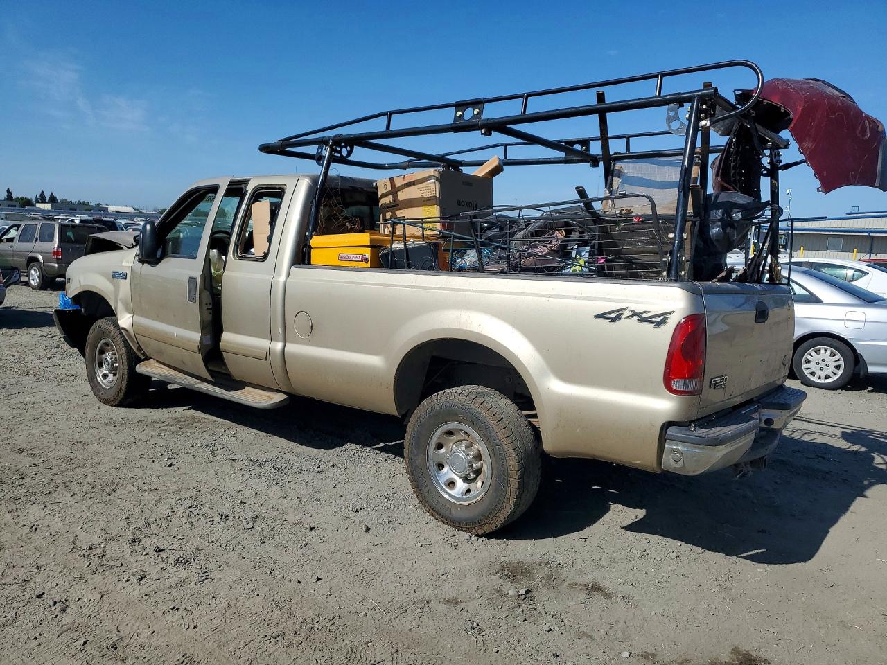 2001 Ford F250 Super Duty Tan vin: 1FTNX21S91ED61356