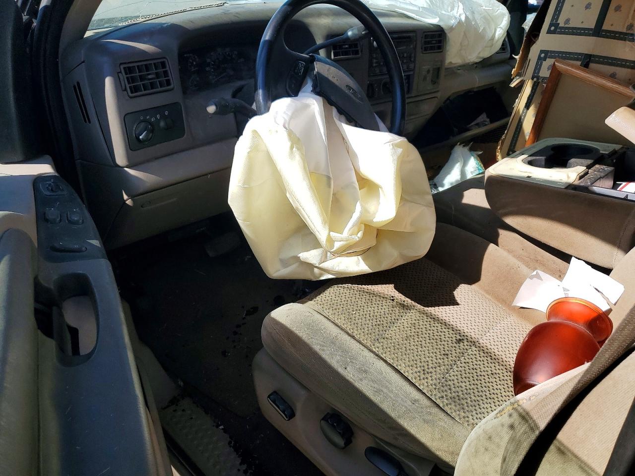 2001 Ford F250 Super Duty Tan vin: 1FTNX21S91ED61356