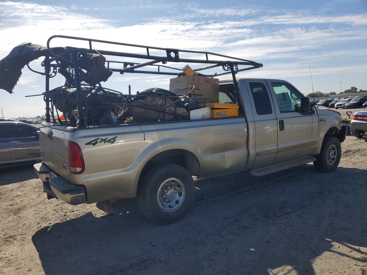 2001 Ford F250 Super Duty Tan vin: 1FTNX21S91ED61356