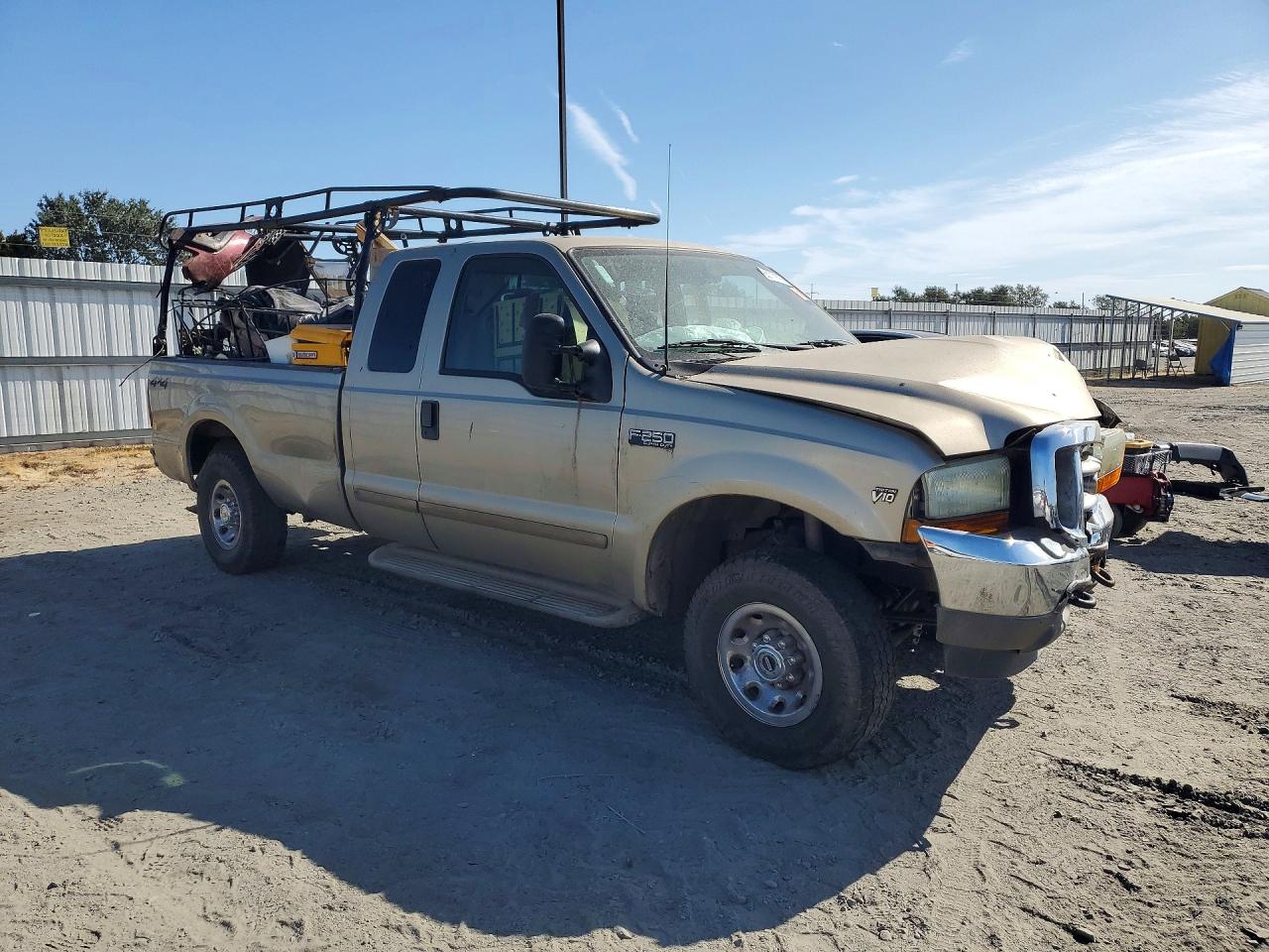 2001 Ford F250 Super Duty Tan vin: 1FTNX21S91ED61356