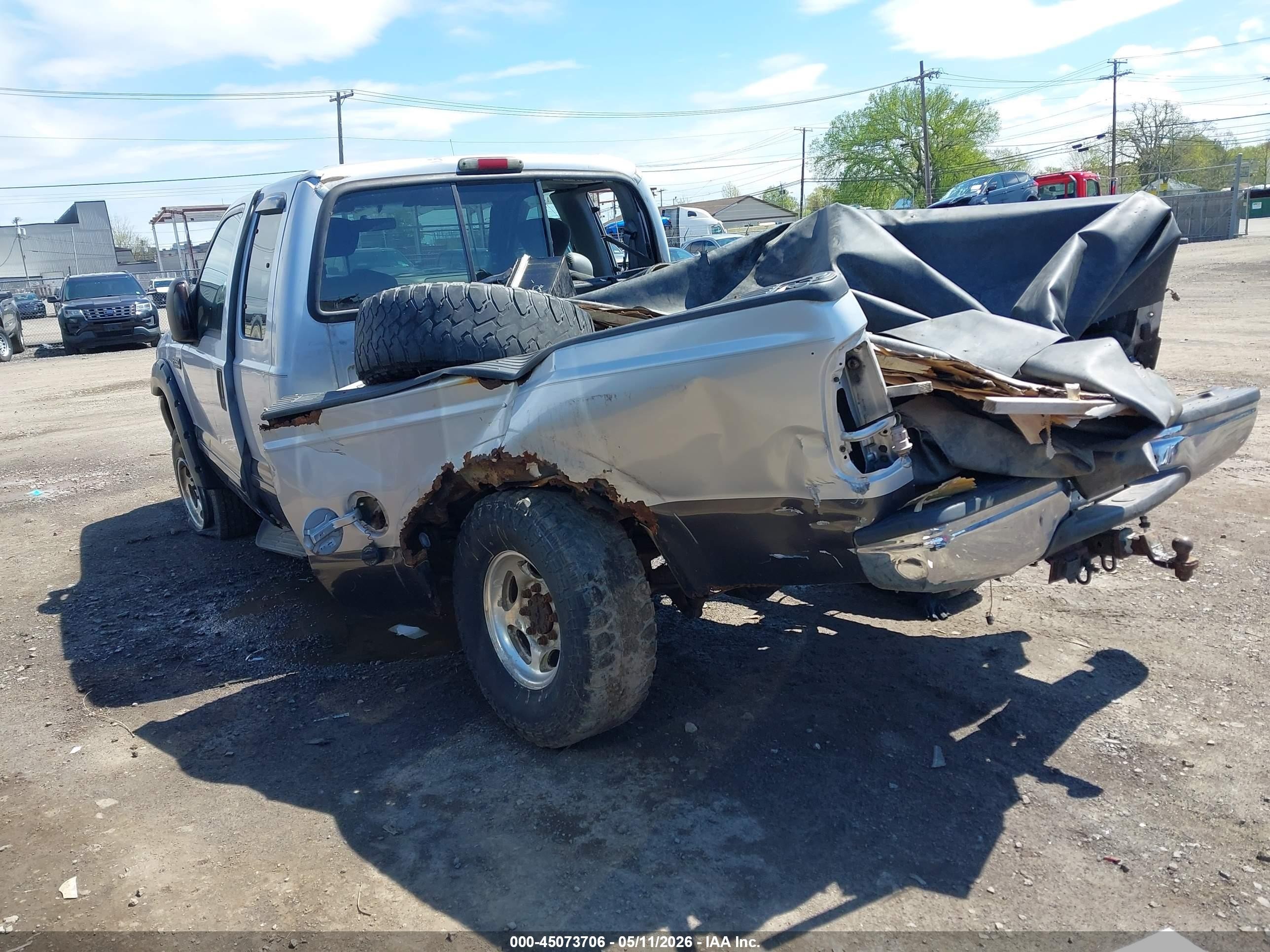 2003 Ford F-250 Lariat/xl/xlt Серебряный vin: 1FTNX21S93EB73861