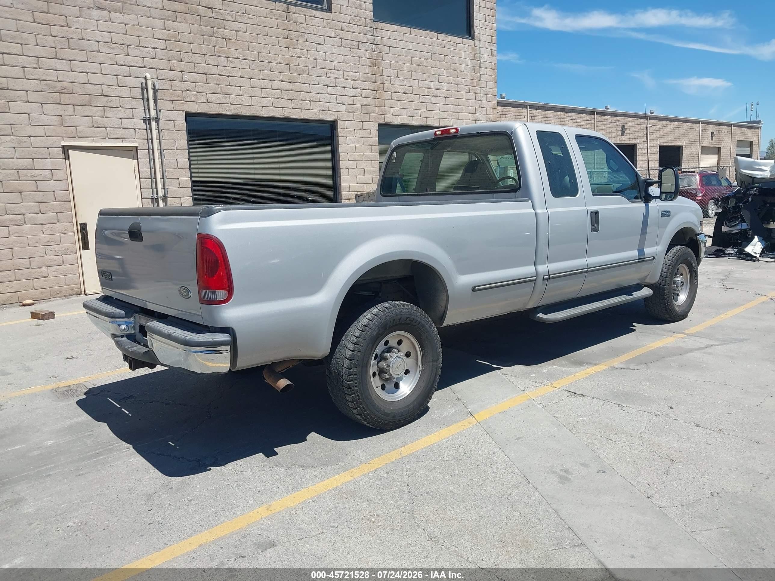 1999 Ford F-250 Lariat/xl/xlt Silver vin: 1FTNX21S9XED03319