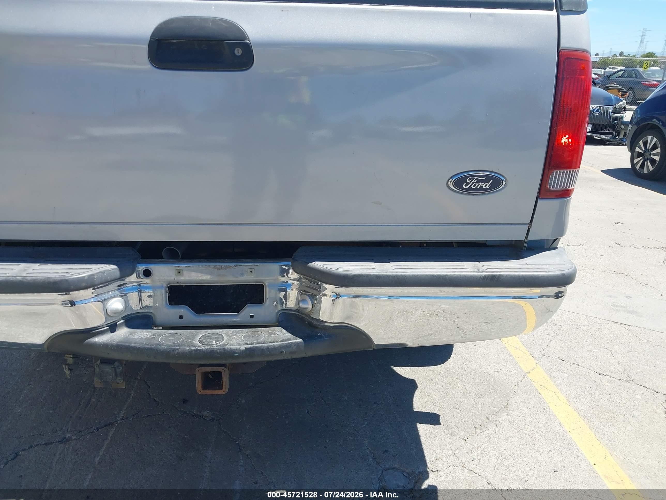 1999 Ford F-250 Lariat/xl/xlt Silver vin: 1FTNX21S9XED03319