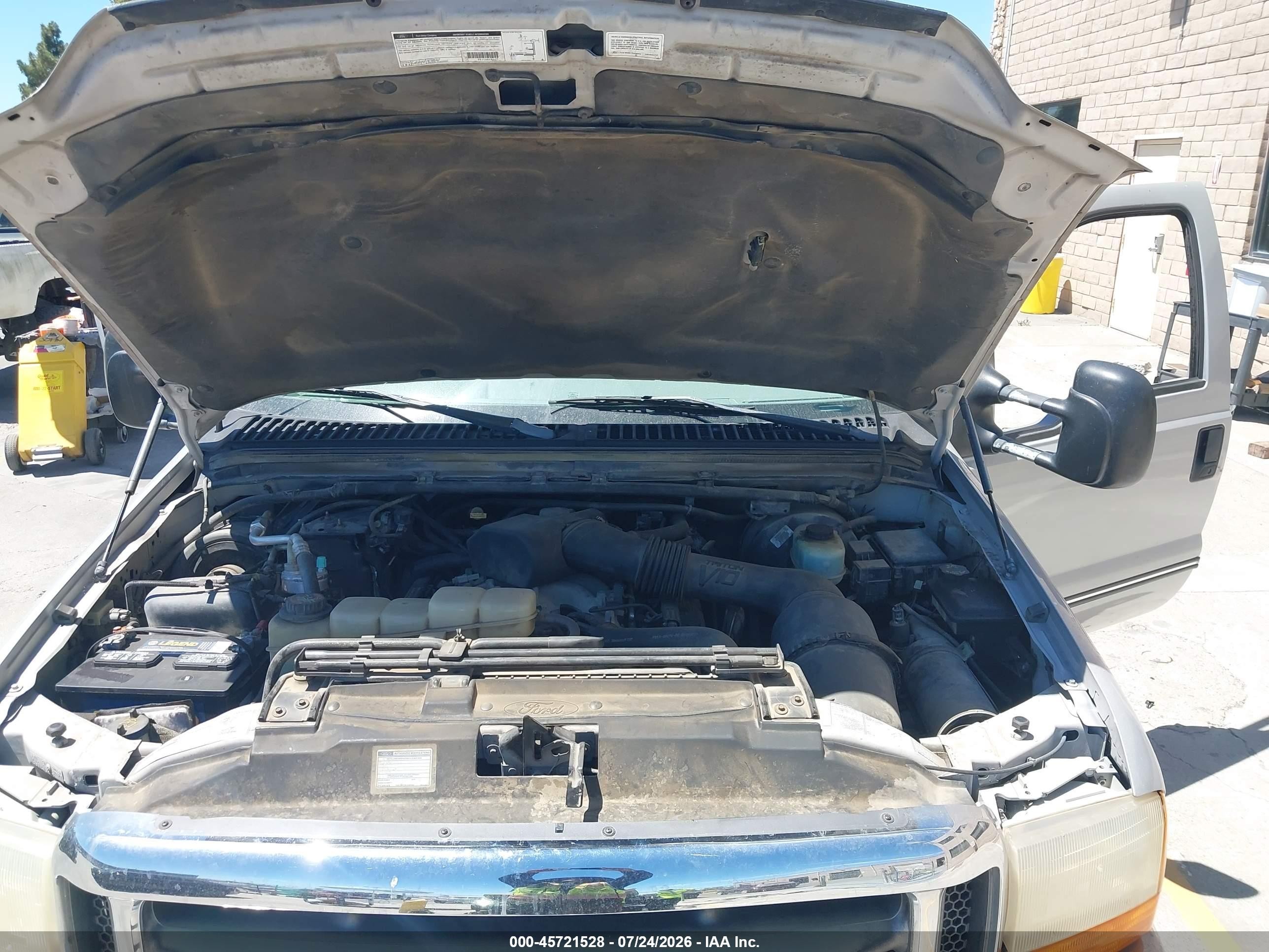 1999 Ford F-250 Lariat/xl/xlt Silver vin: 1FTNX21S9XED03319
