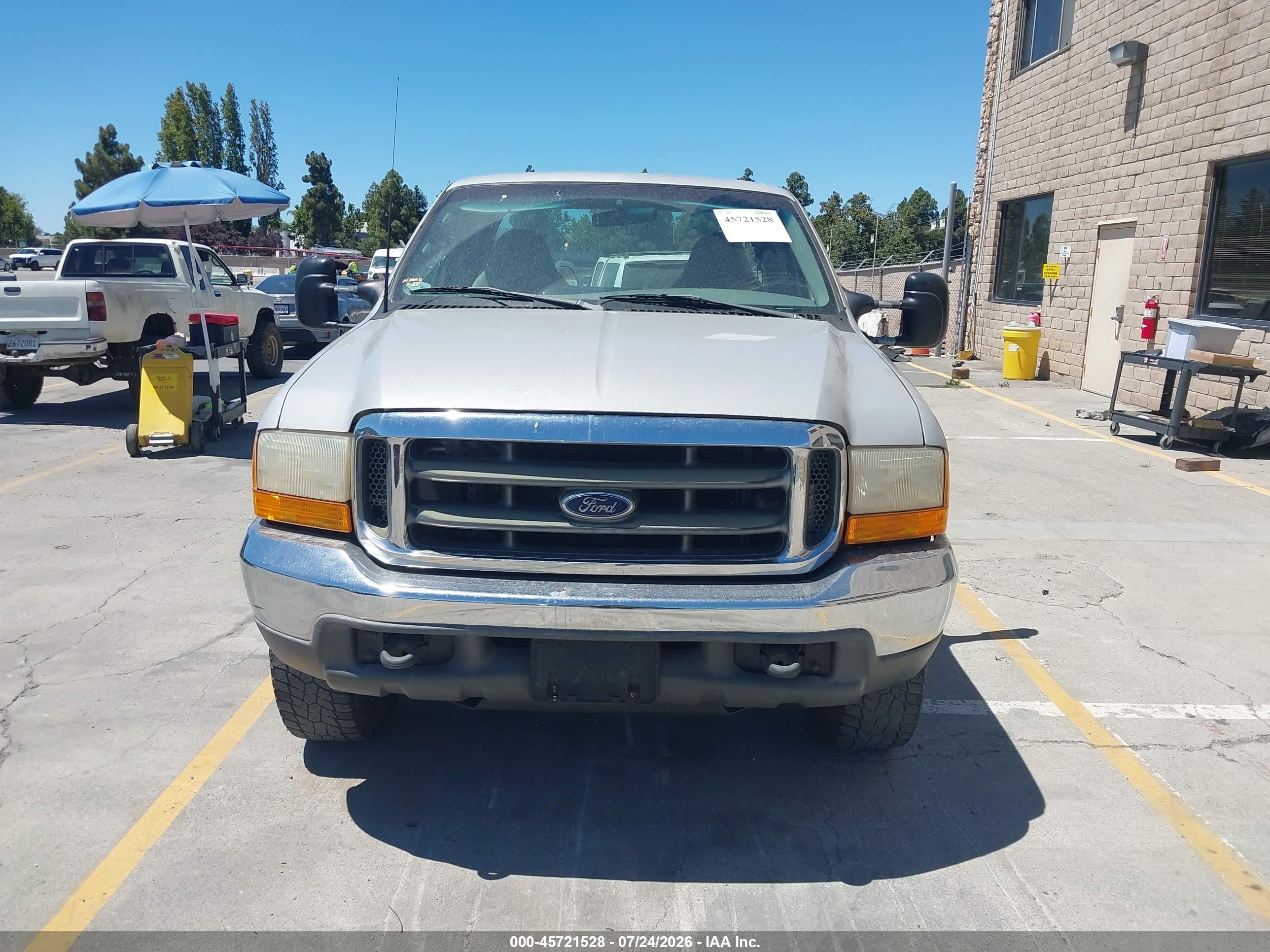 1999 Ford F-250 Lariat/xl/xlt Silver vin: 1FTNX21S9XED03319