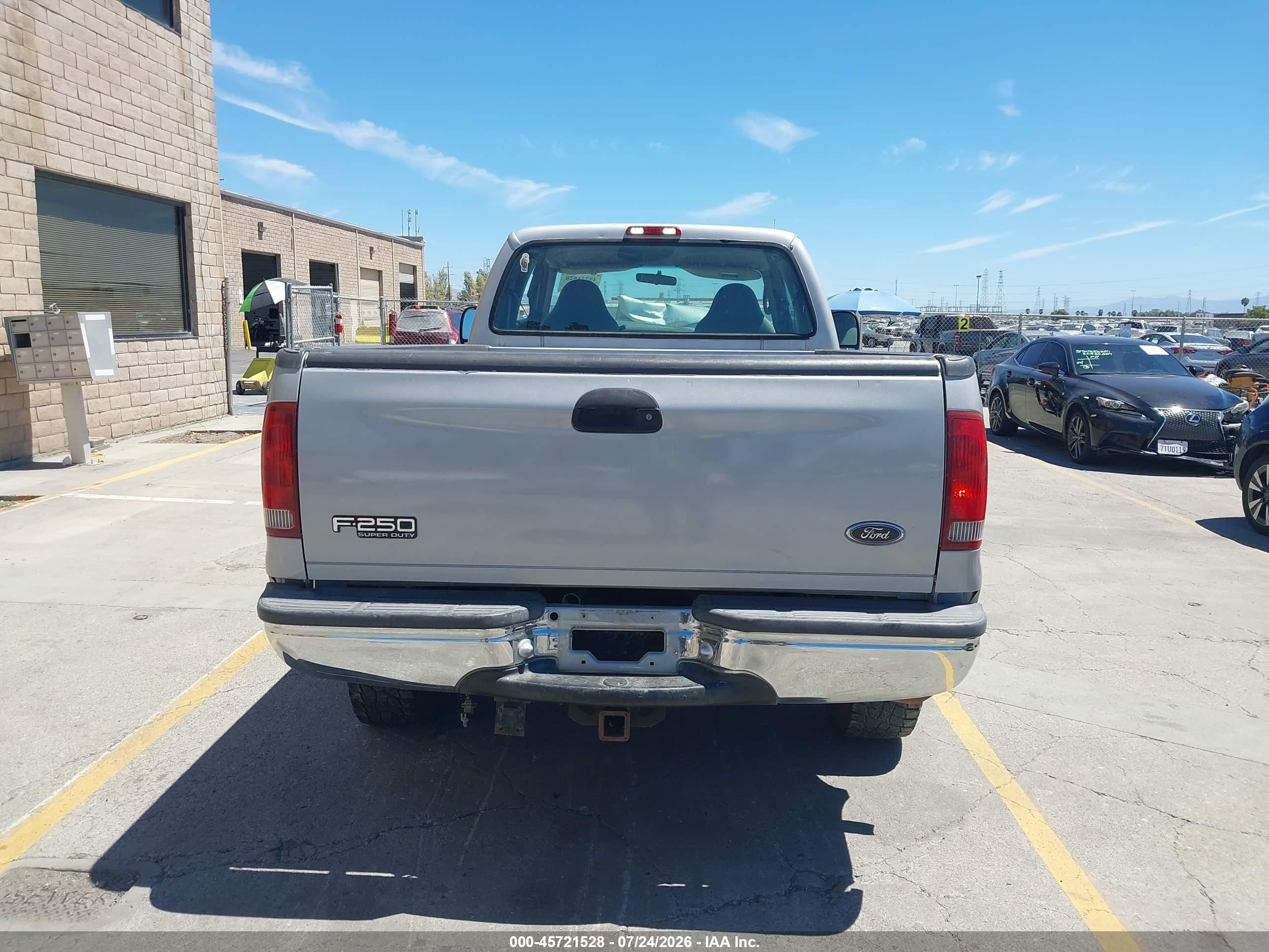 1999 Ford F-250 Lariat/xl/xlt Silver vin: 1FTNX21S9XED03319