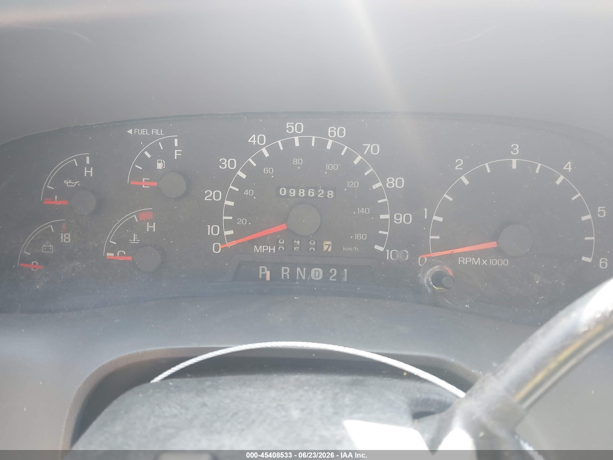 1999 Ford F-250 Lariat/xl/xlt Blue vin: 1FTNX21SXXEE07964