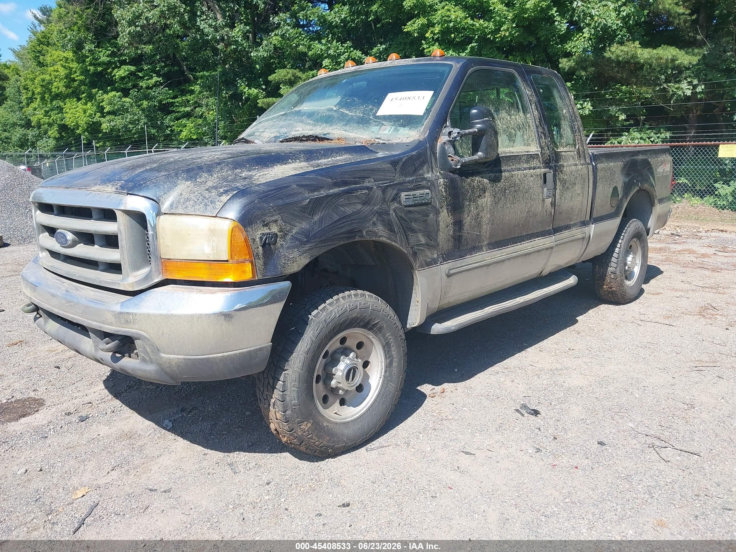 1999 Ford F-250 Lariat/xl/xlt Blue vin: 1FTNX21SXXEE07964