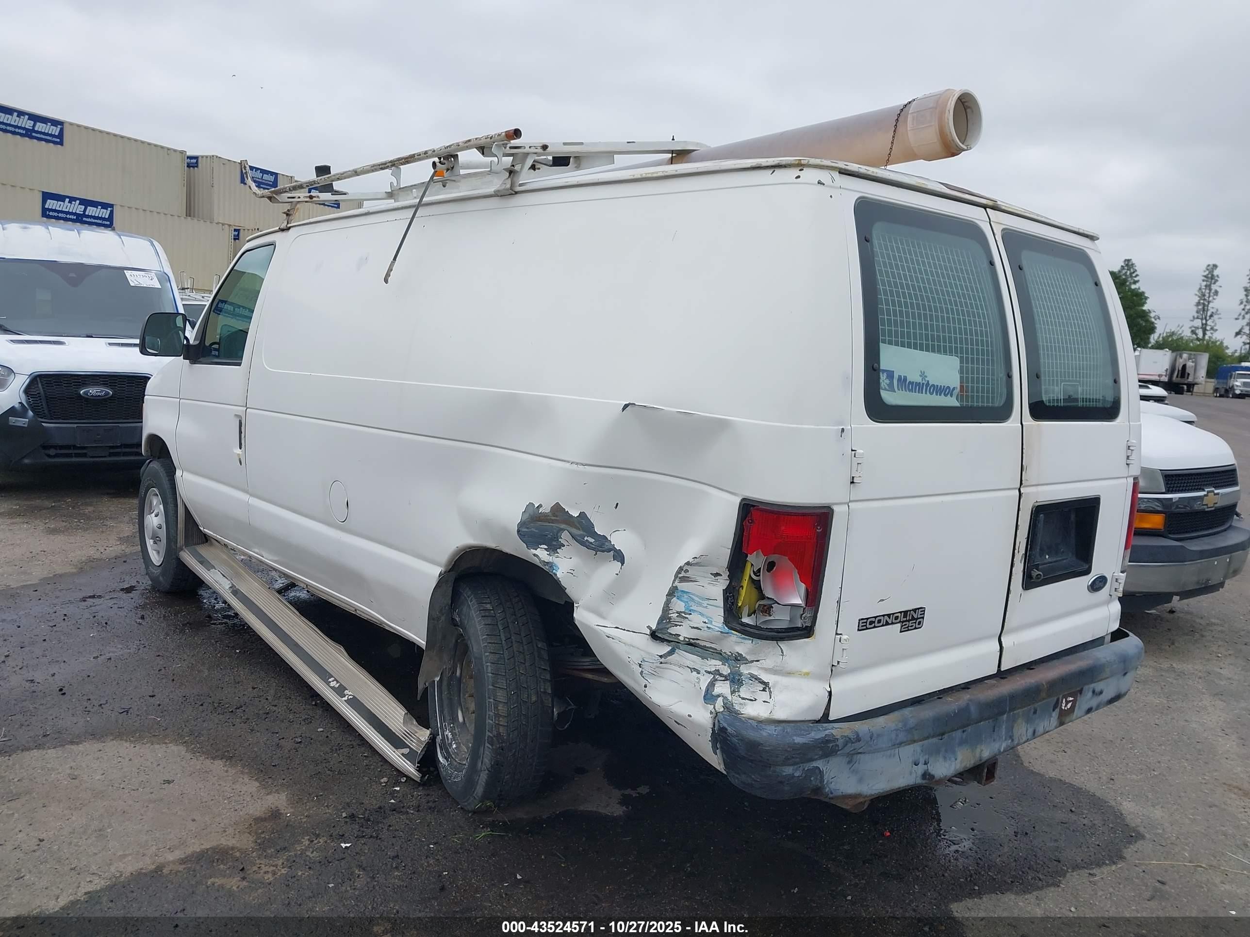 1998 Ford E-250 Commercial White vin: 1FTPE2429WHB28111