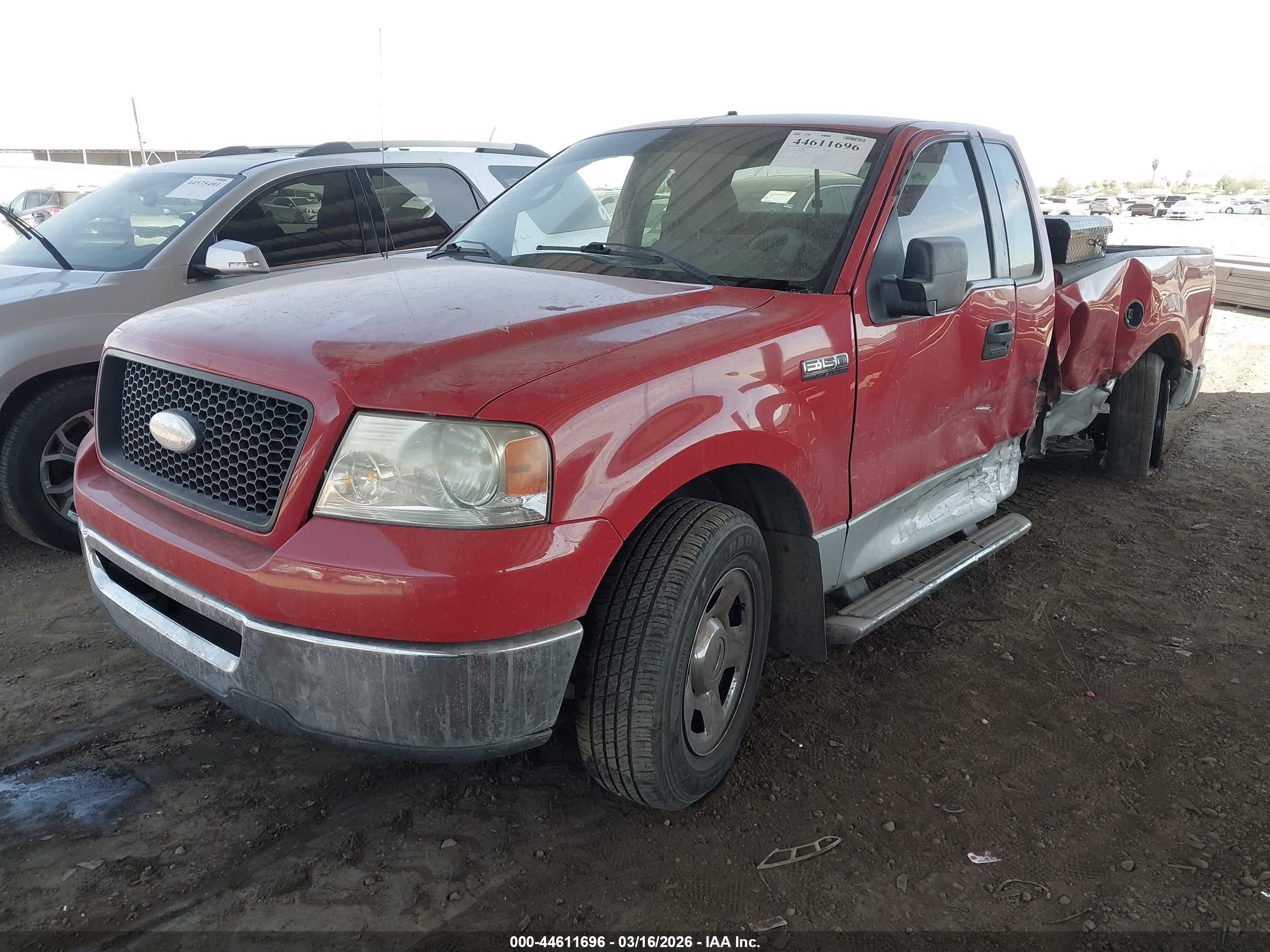 2006 Ford F-150 Xl/xlt Red vin: 1FTPF12536NA55257