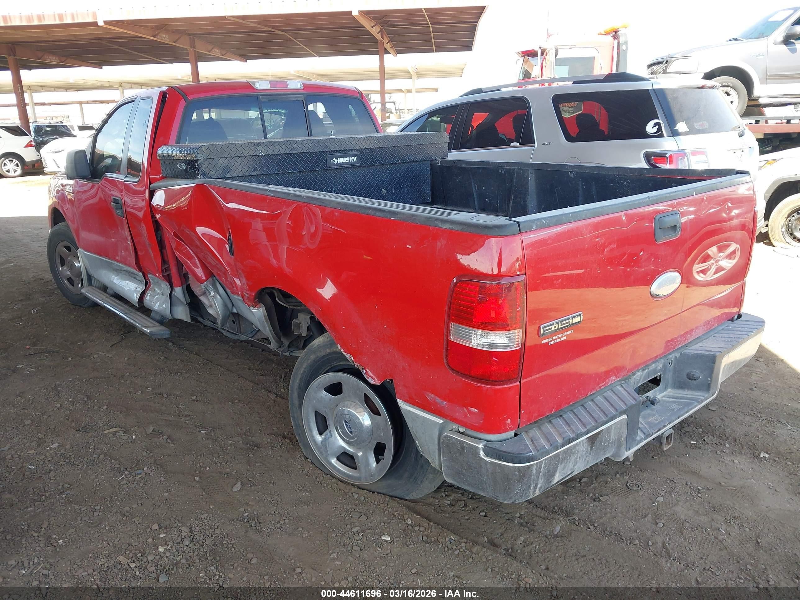2006 Ford F-150 Xl/xlt Red vin: 1FTPF12536NA55257