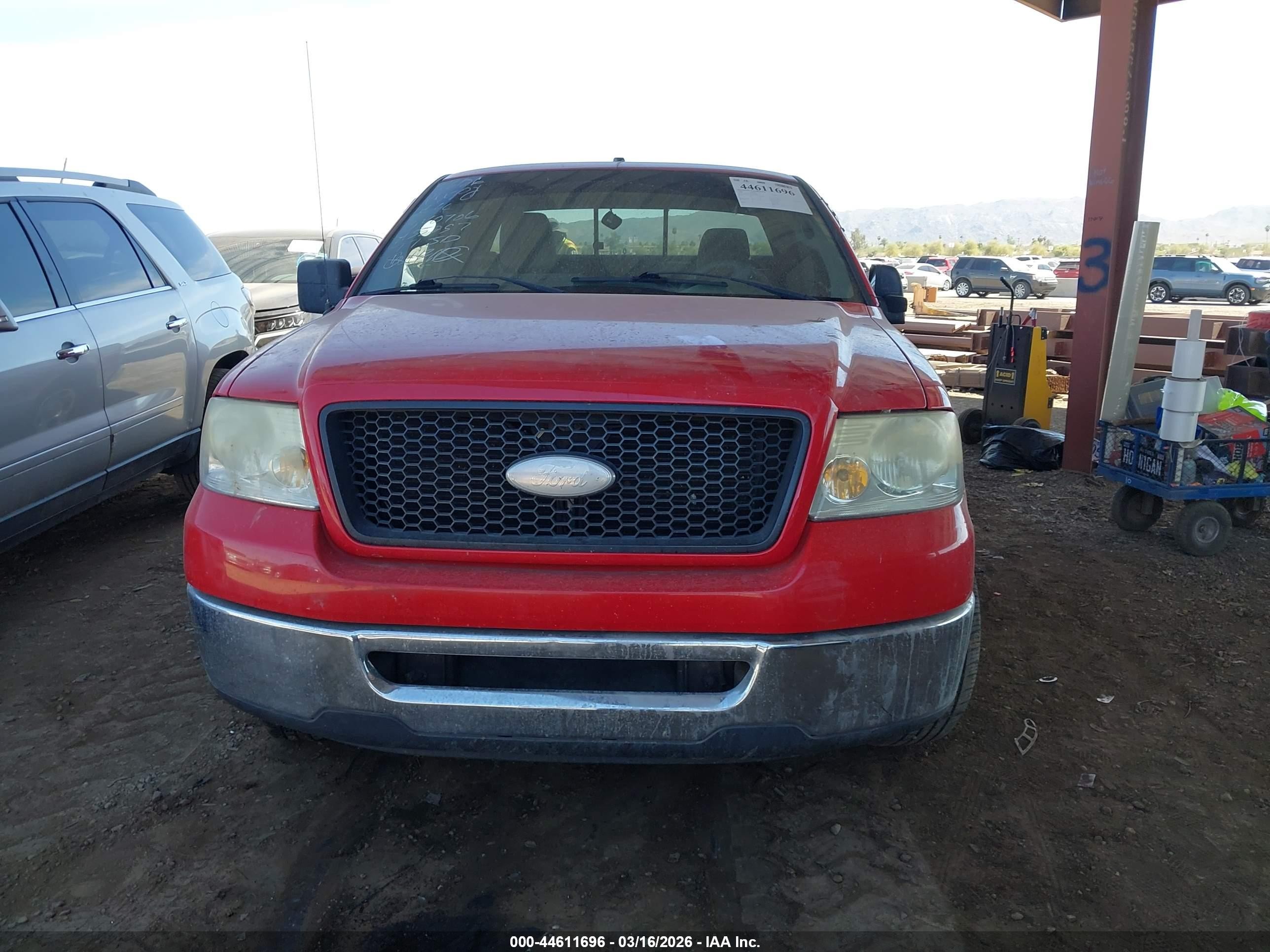 2006 Ford F-150 Xl/xlt Red vin: 1FTPF12536NA55257