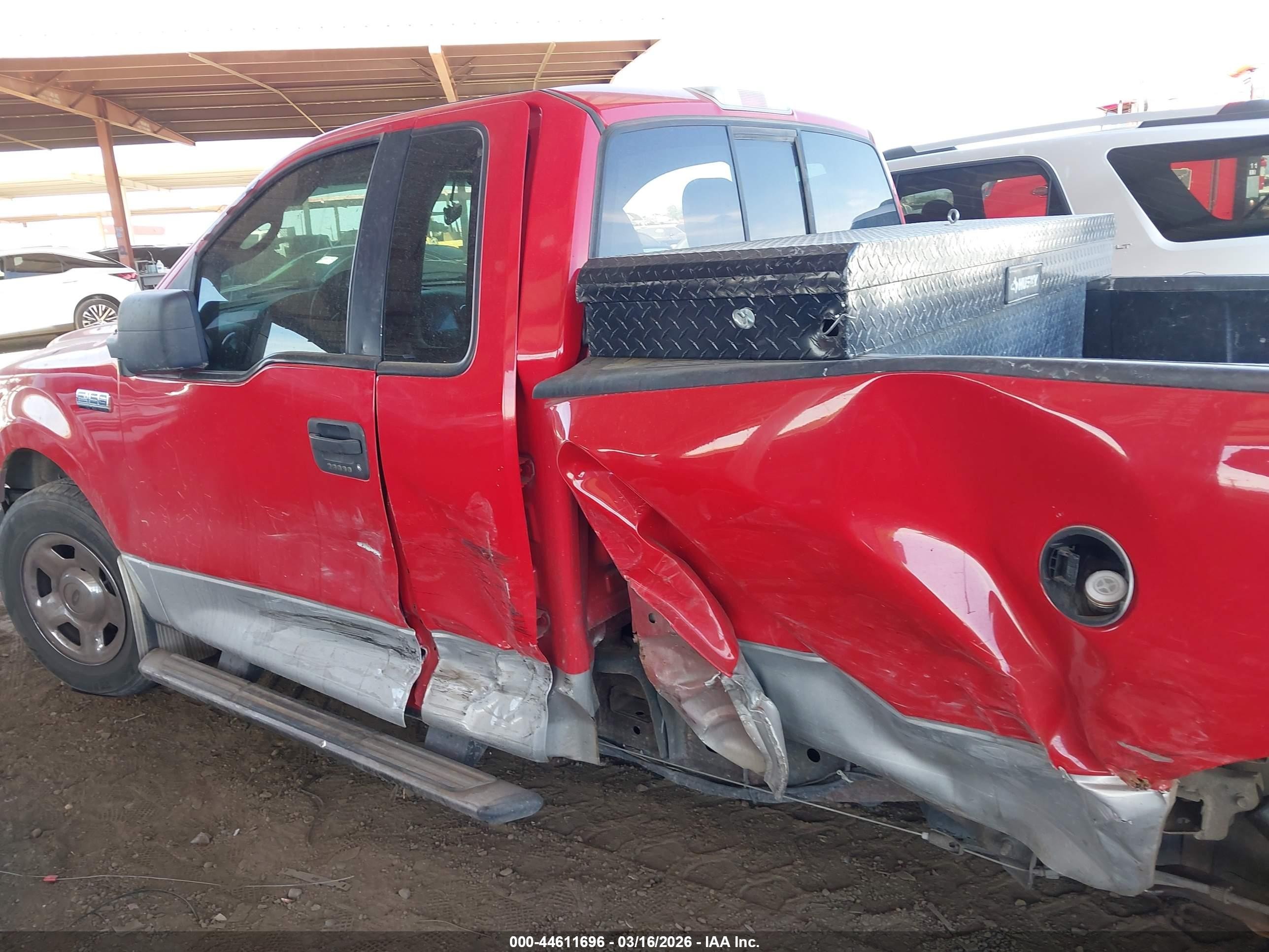 2006 Ford F-150 Xl/xlt Red vin: 1FTPF12536NA55257