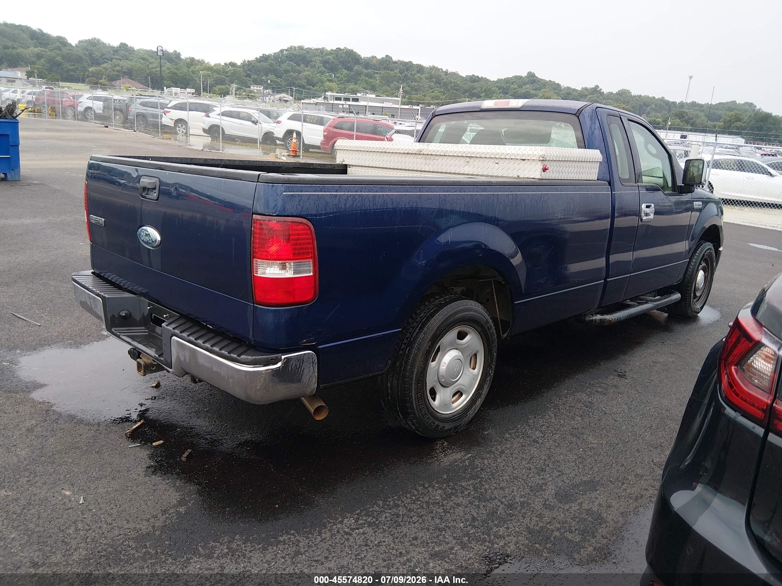 2008 Ford F-150 Fx2/xl/xlt Blue vin: 1FTPF12598KF06261