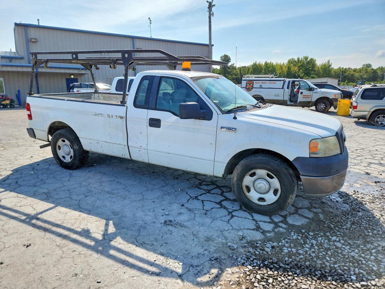 2007 Ford F150 White vin: 1FTPF12V37KC40251