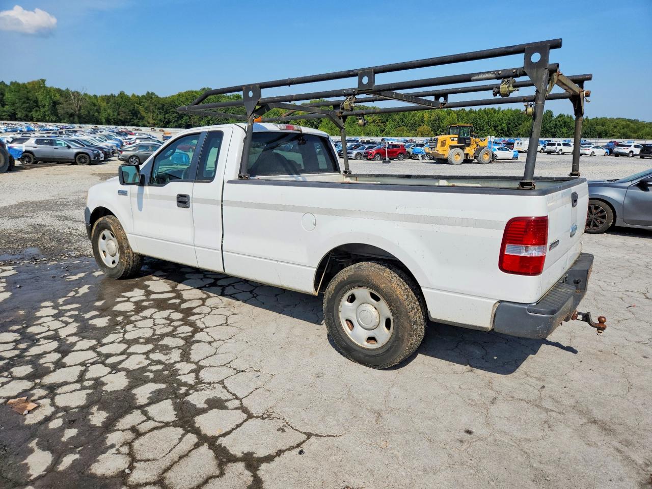2007 Ford F150 White vin: 1FTPF12V37KC40251