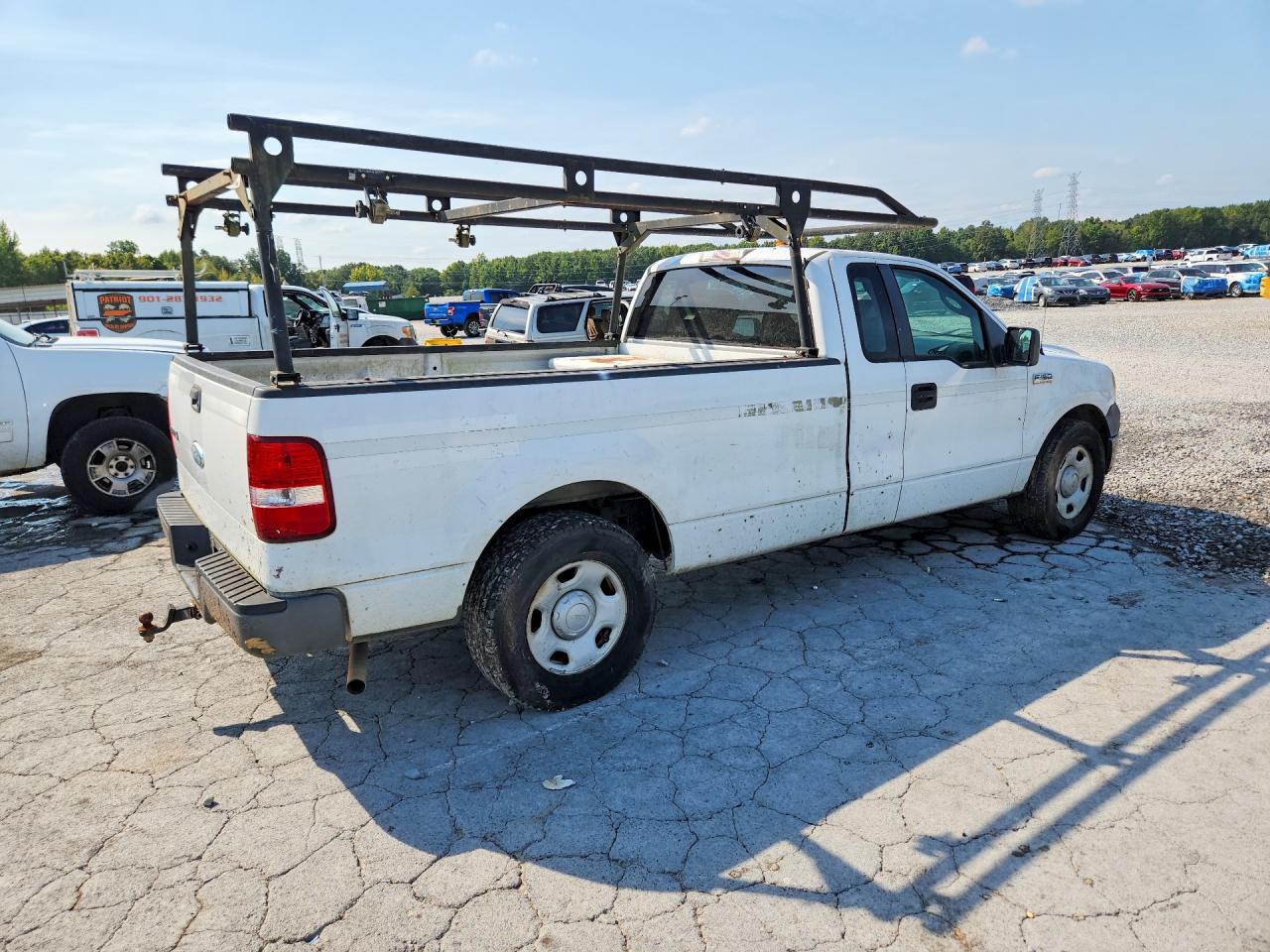 2007 Ford F150 White vin: 1FTPF12V37KC40251