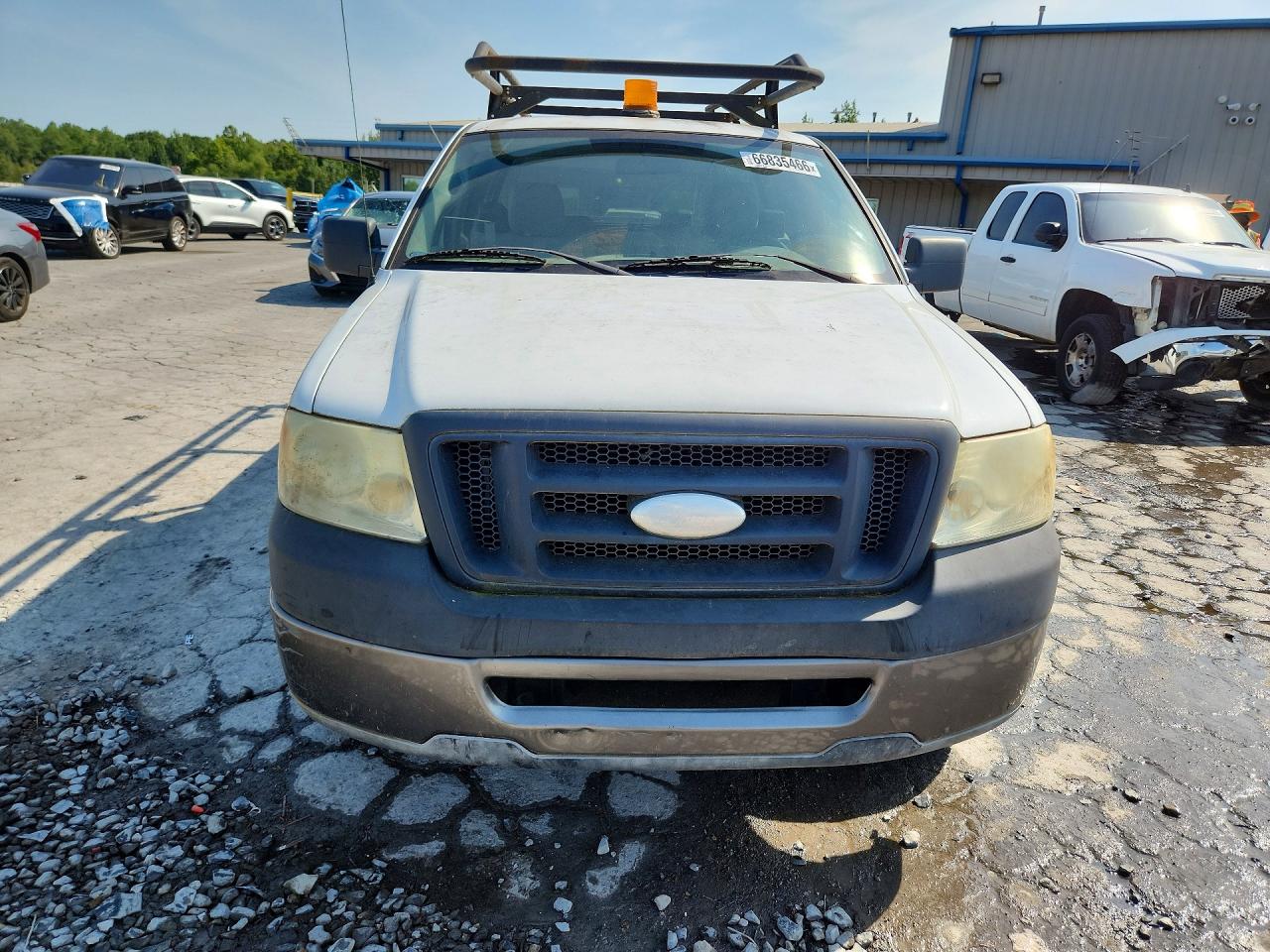 2007 Ford F150 White vin: 1FTPF12V37KC40251
