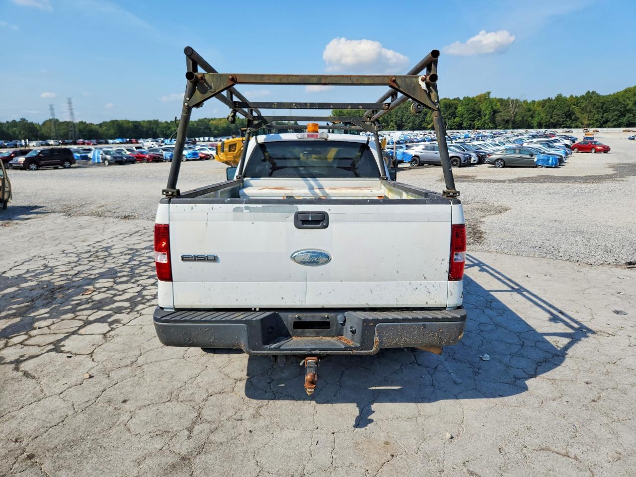 2007 Ford F150 White vin: 1FTPF12V37KC40251