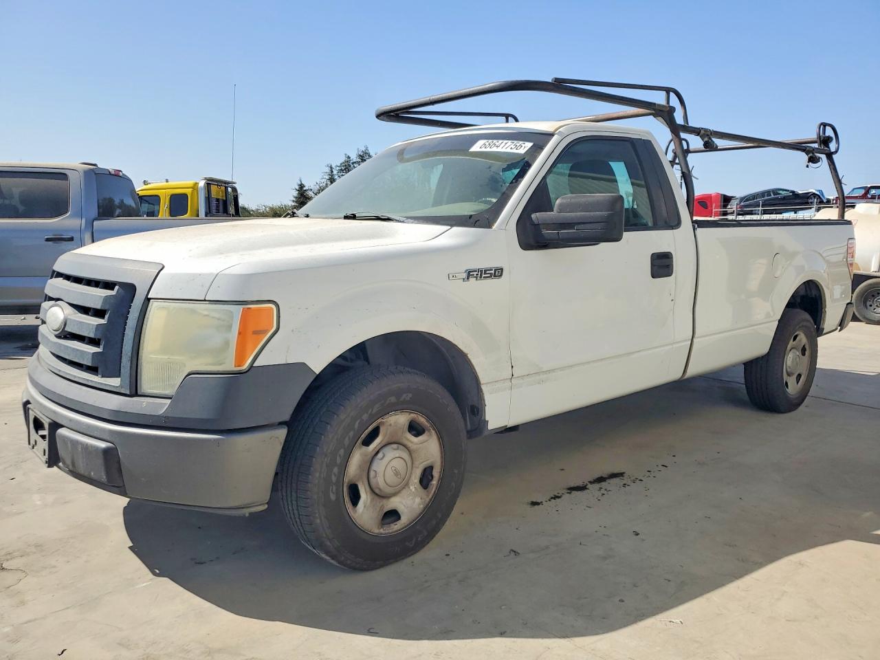 2009 Ford F150 White vin: 1FTPF12V39KC06085