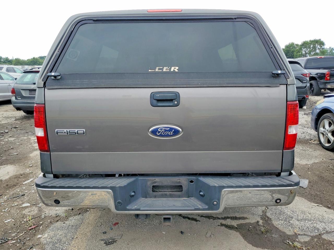 2007 Ford F150 Gray vin: 1FTPF12V47NA22317