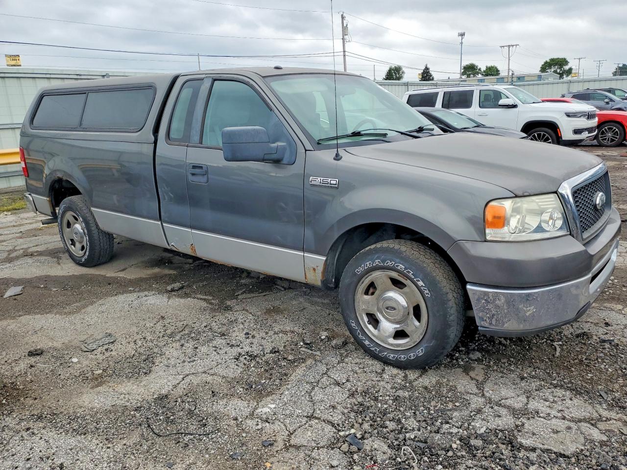 2007 Ford F150 Gray vin: 1FTPF12V47NA22317