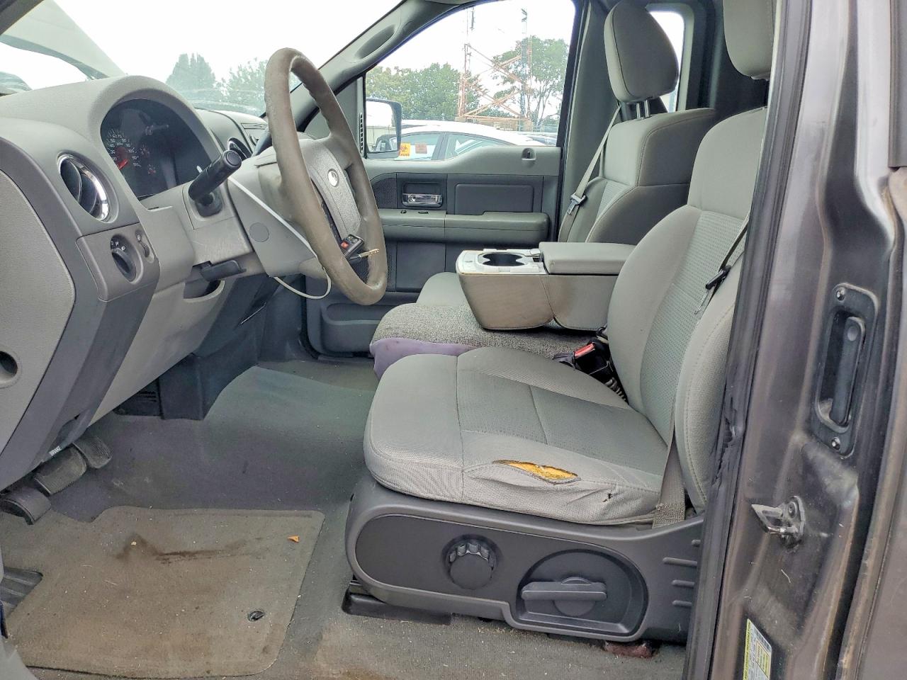 2007 Ford F150 Gray vin: 1FTPF12V47NA22317