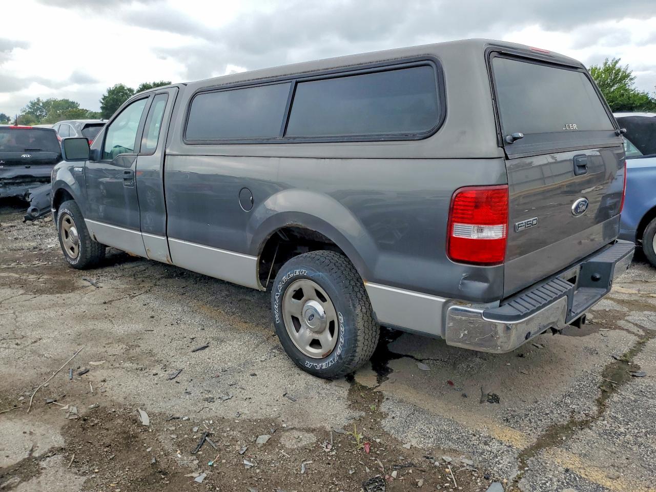 2007 Ford F150 Gray vin: 1FTPF12V47NA22317