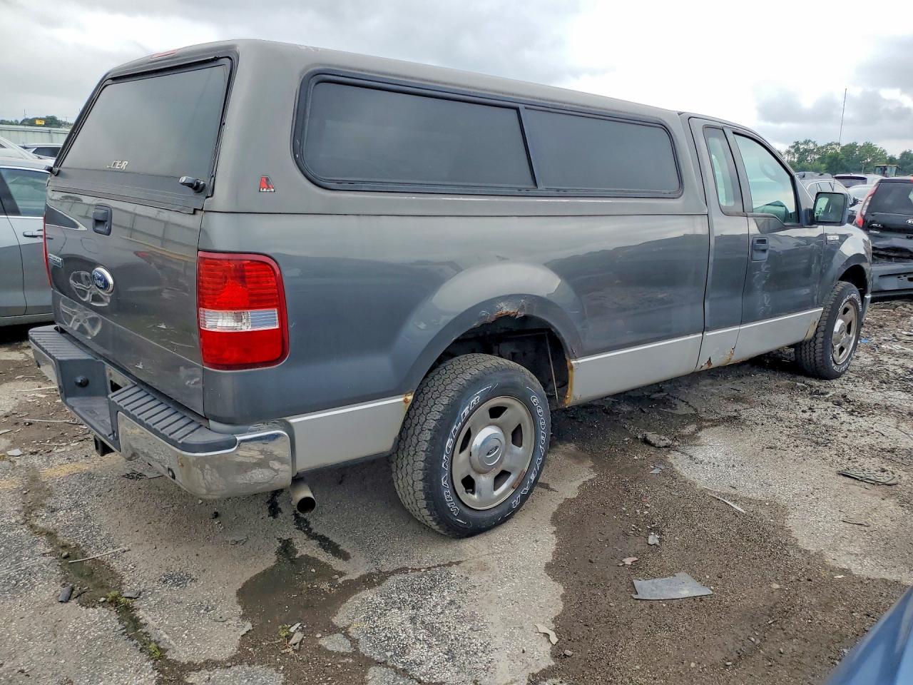 2007 Ford F150 Gray vin: 1FTPF12V47NA22317