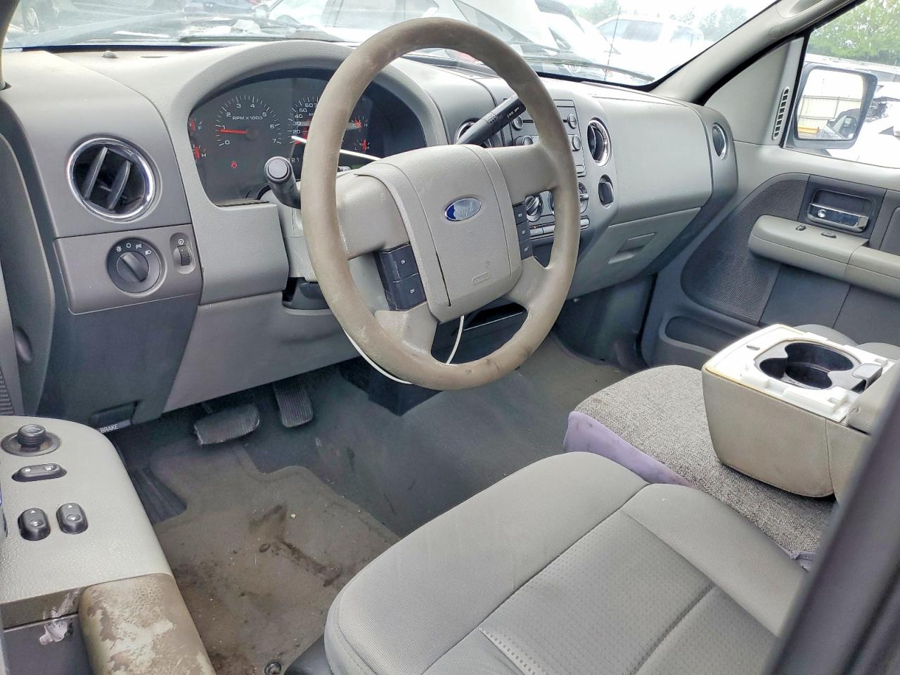 2007 Ford F150 Gray vin: 1FTPF12V47NA22317