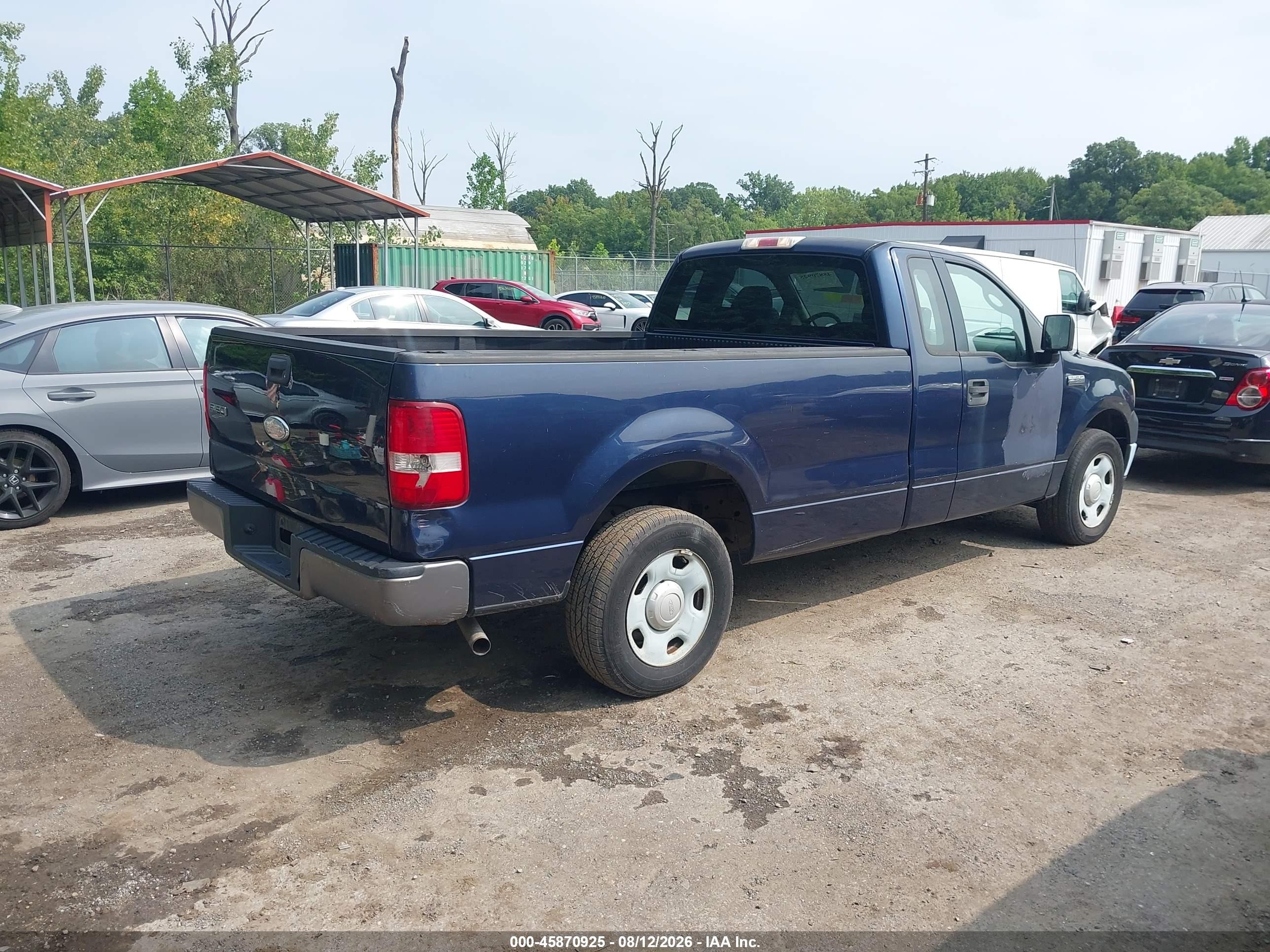 2006 Ford F-150 Xl/xlt Blue vin: 1FTPF12V56NB21405
