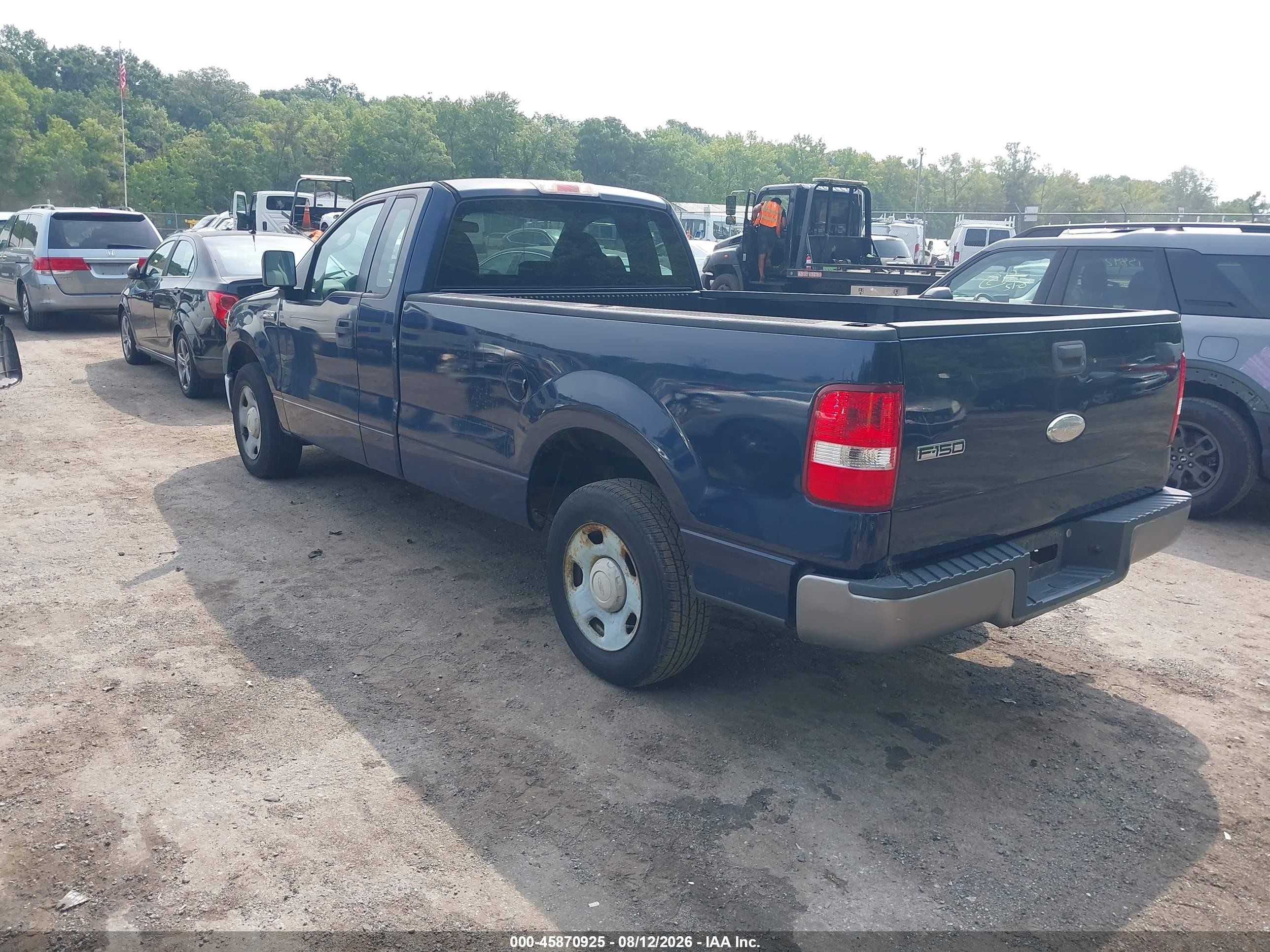 2006 Ford F-150 Xl/xlt Blue vin: 1FTPF12V56NB21405