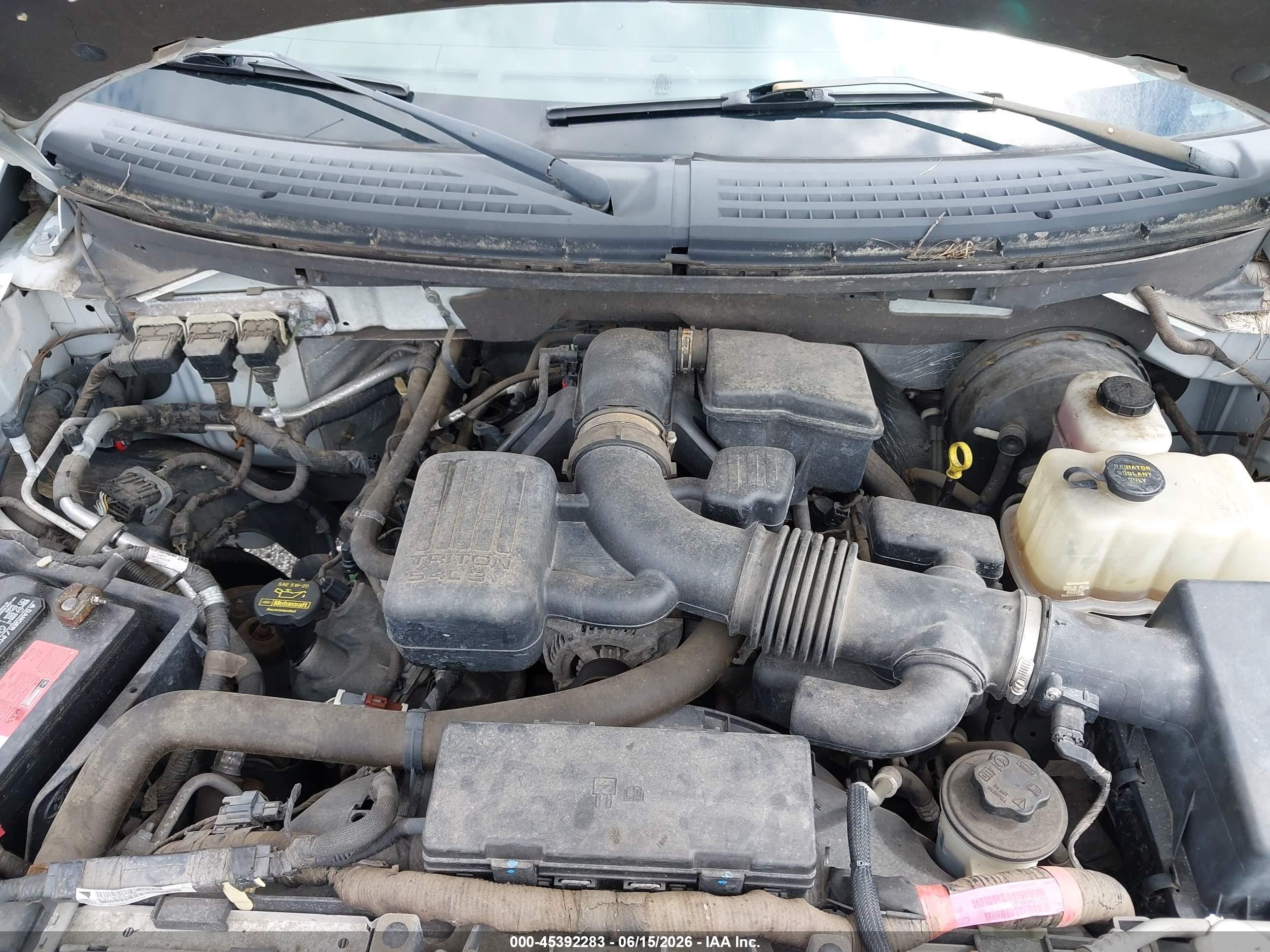 2009 Ford F-150   White vin: 1FTPF12V69KB16252