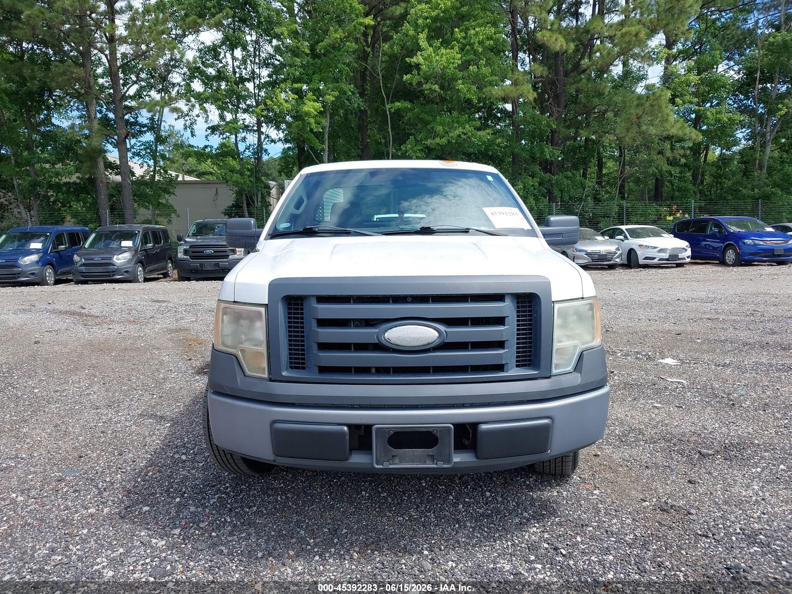 2009 Ford F-150   White vin: 1FTPF12V69KB16252