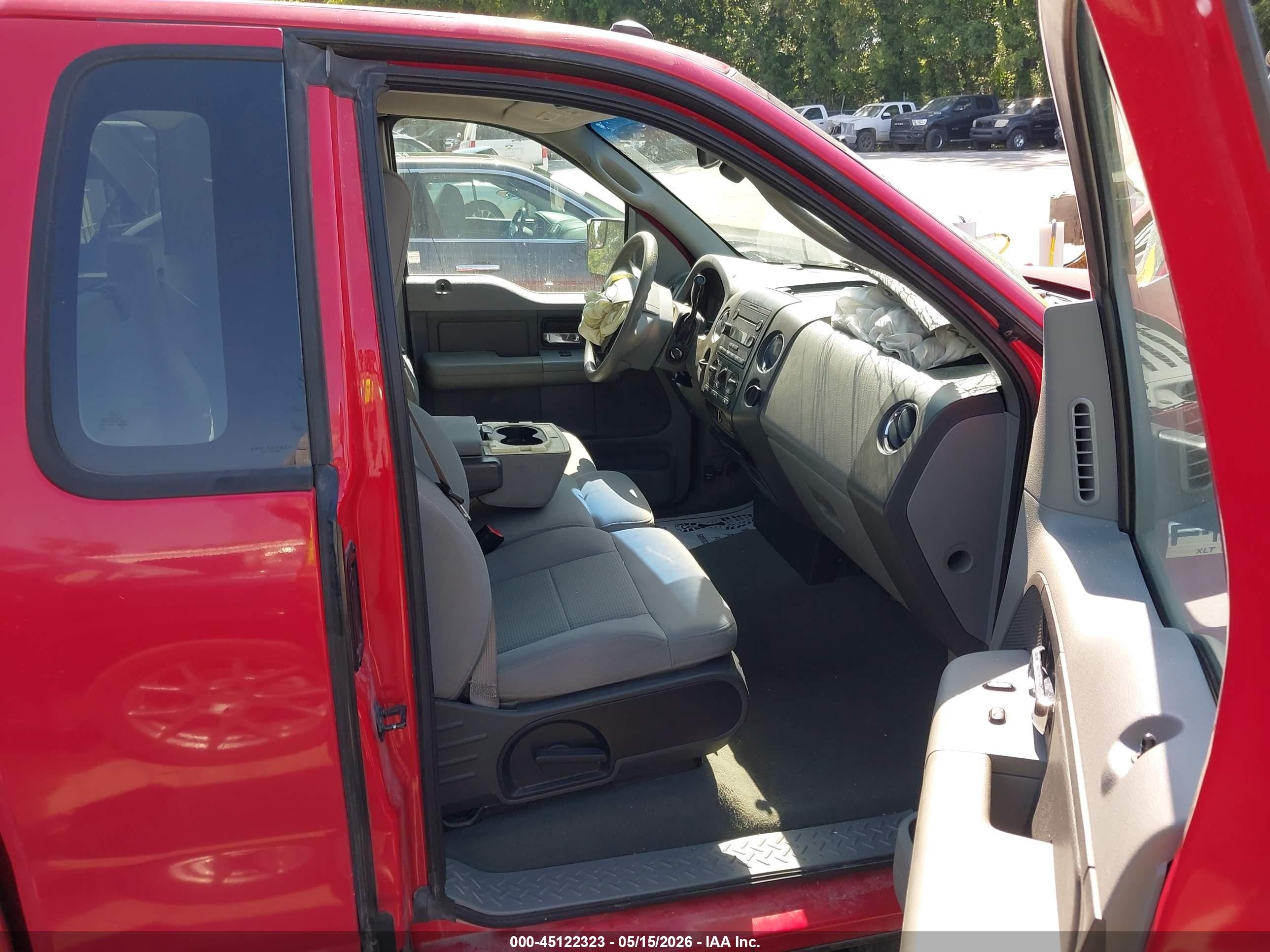2007 Ford F-150 Xl/xlt Red vin: 1FTPF12V77NA41573