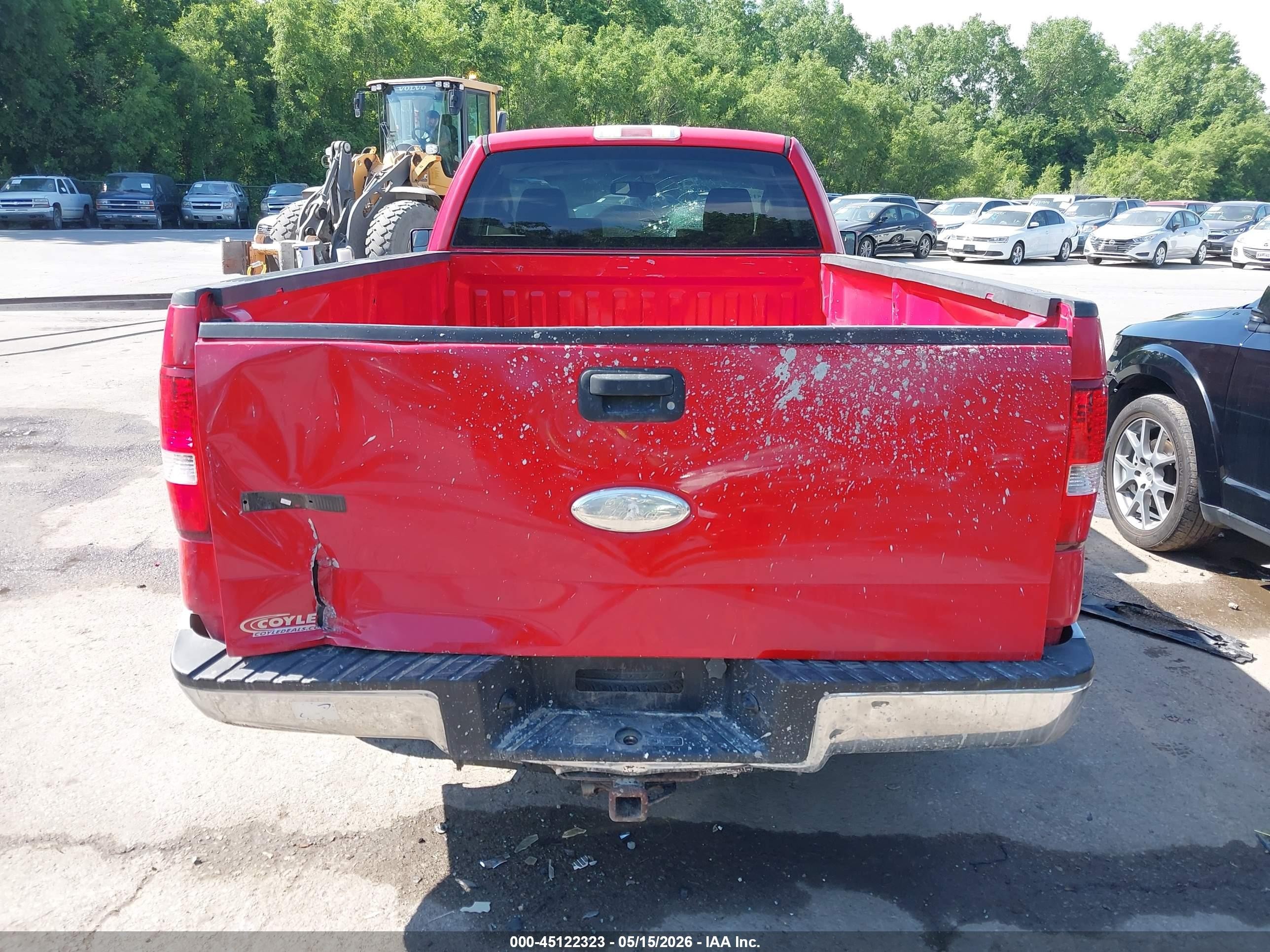 2007 Ford F-150 Xl/xlt Red vin: 1FTPF12V77NA41573