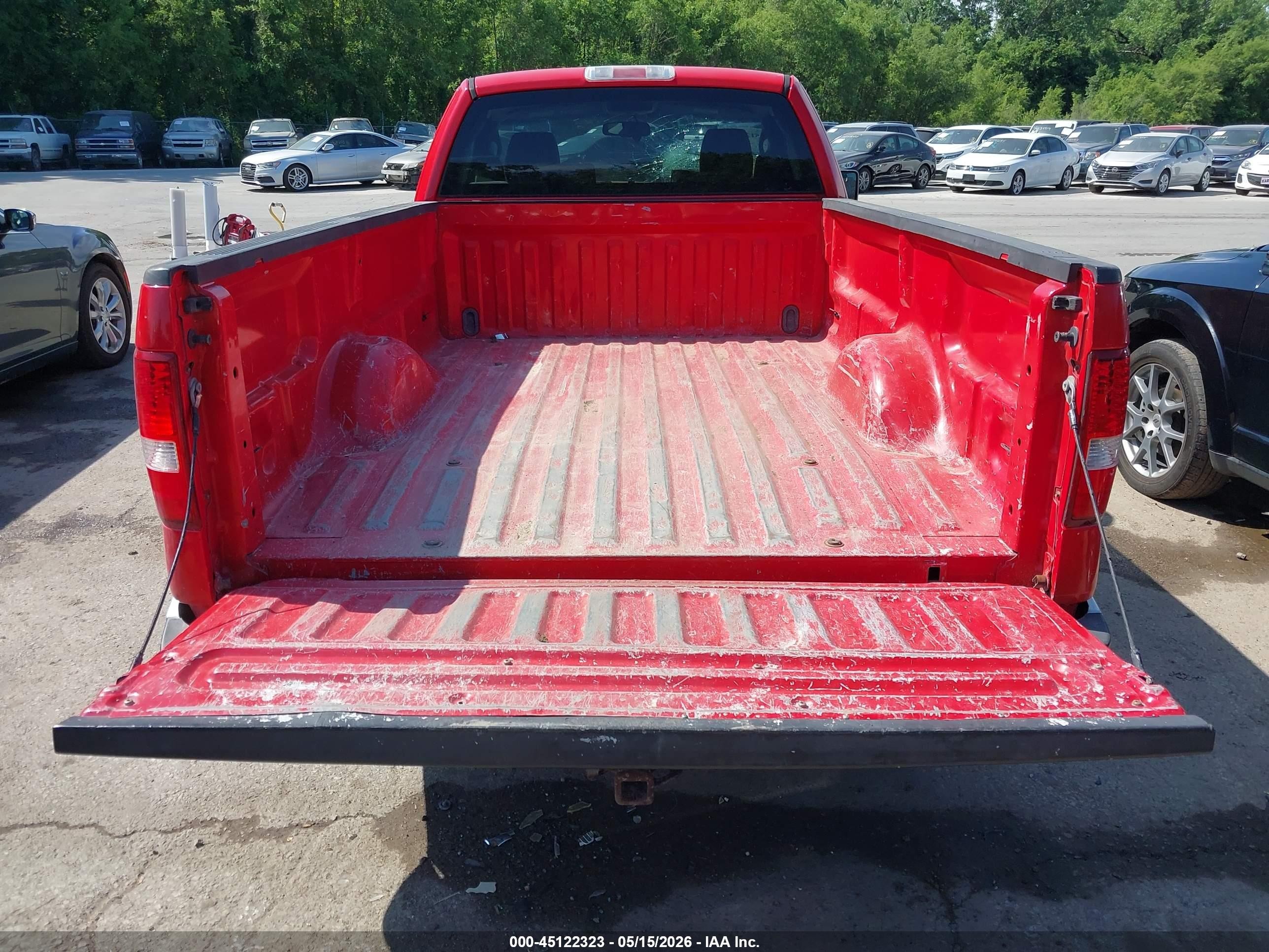 2007 Ford F-150 Xl/xlt Red vin: 1FTPF12V77NA41573
