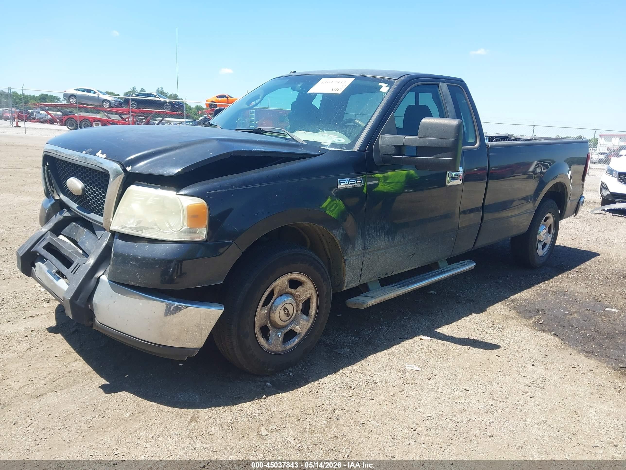 2007 Ford F-150 Xl/xlt Black vin: 1FTPF12V87NA09392