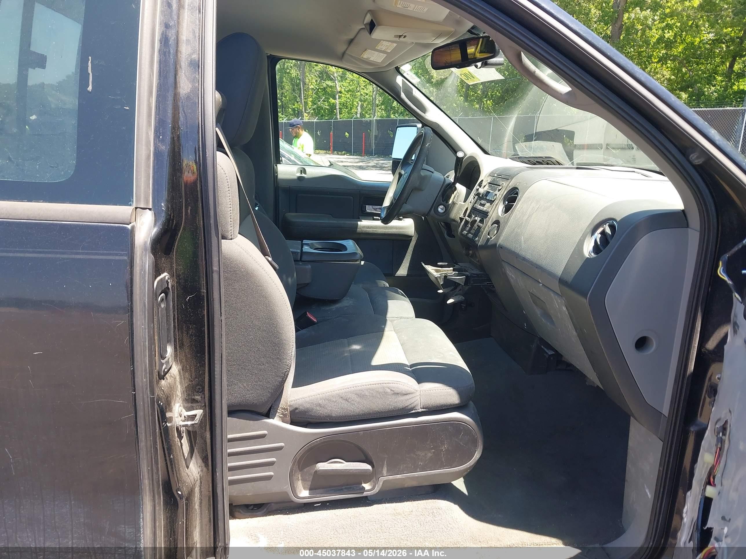 2007 Ford F-150 Xl/xlt Black vin: 1FTPF12V87NA09392