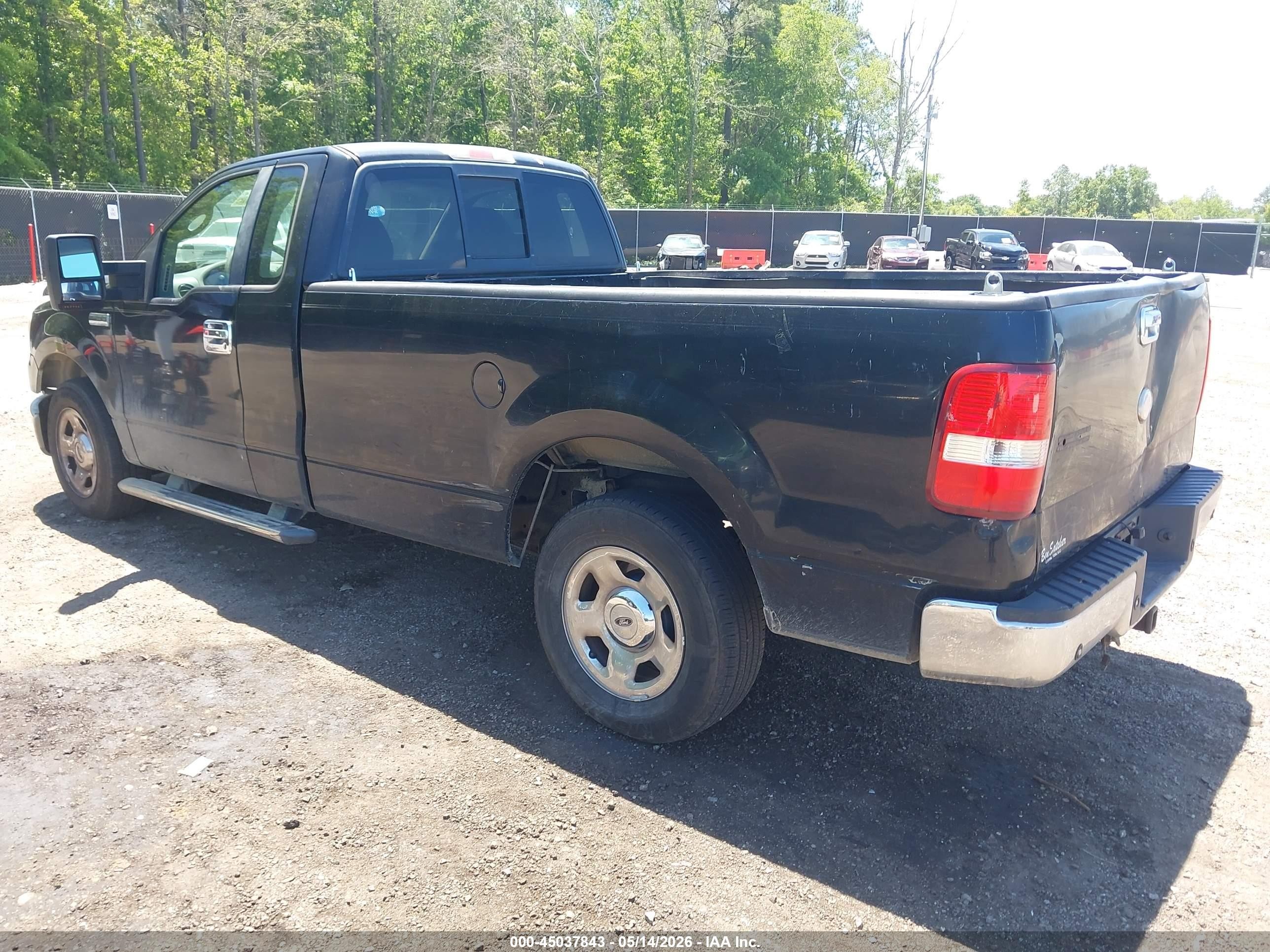 2007 Ford F-150 Xl/xlt Black vin: 1FTPF12V87NA09392