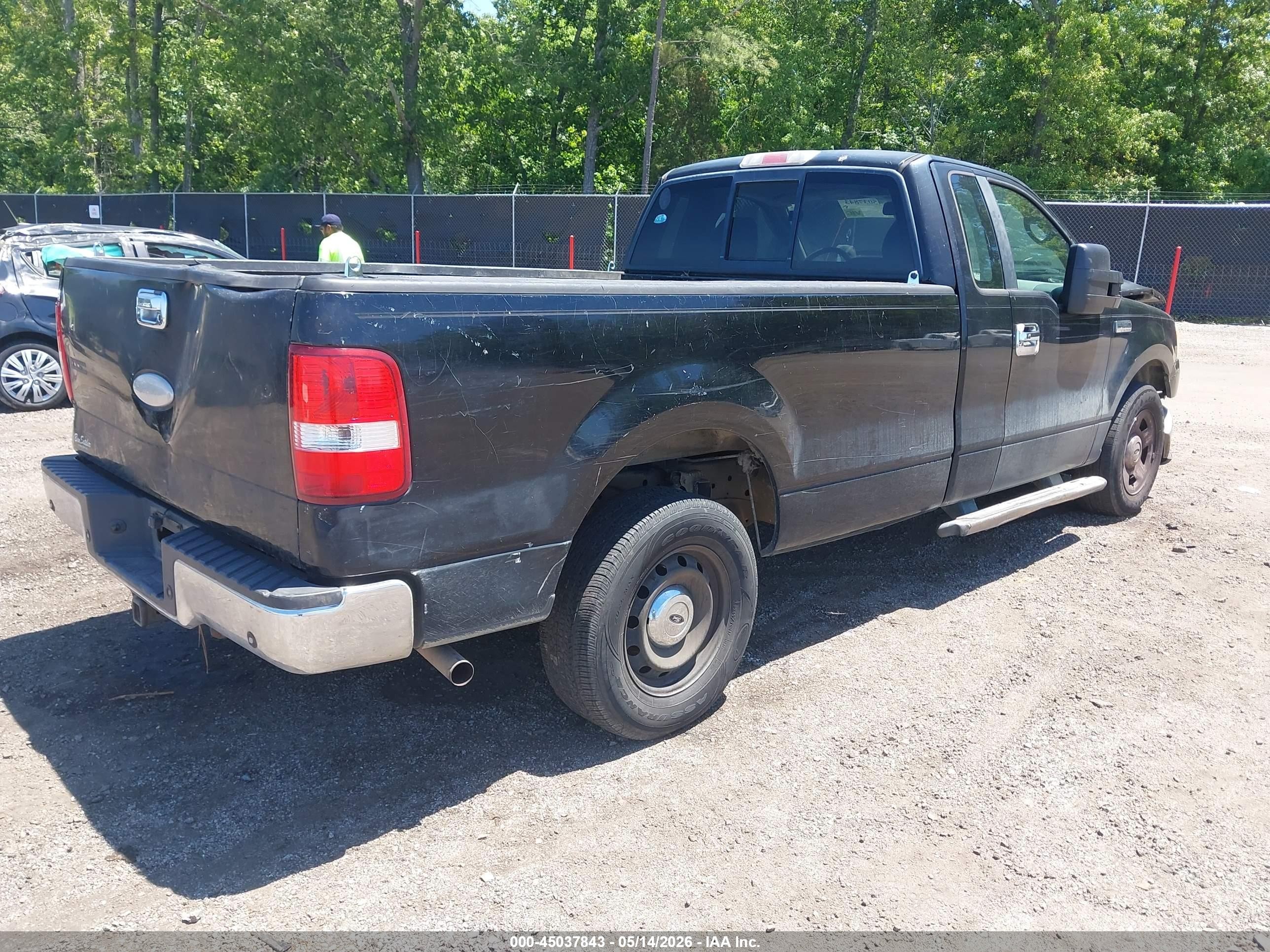 2007 Ford F-150 Xl/xlt Black vin: 1FTPF12V87NA09392