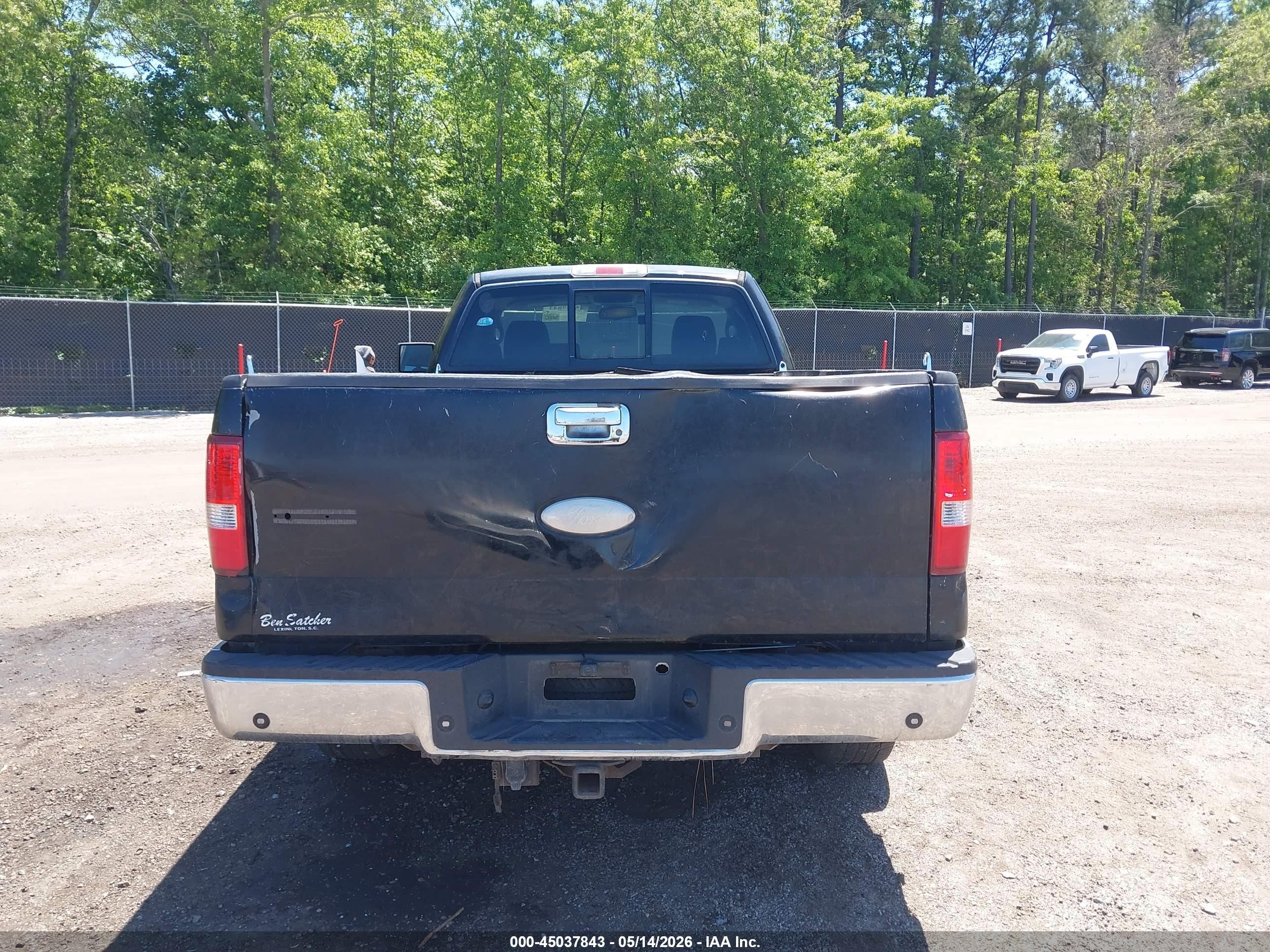 2007 Ford F-150 Xl/xlt Black vin: 1FTPF12V87NA09392