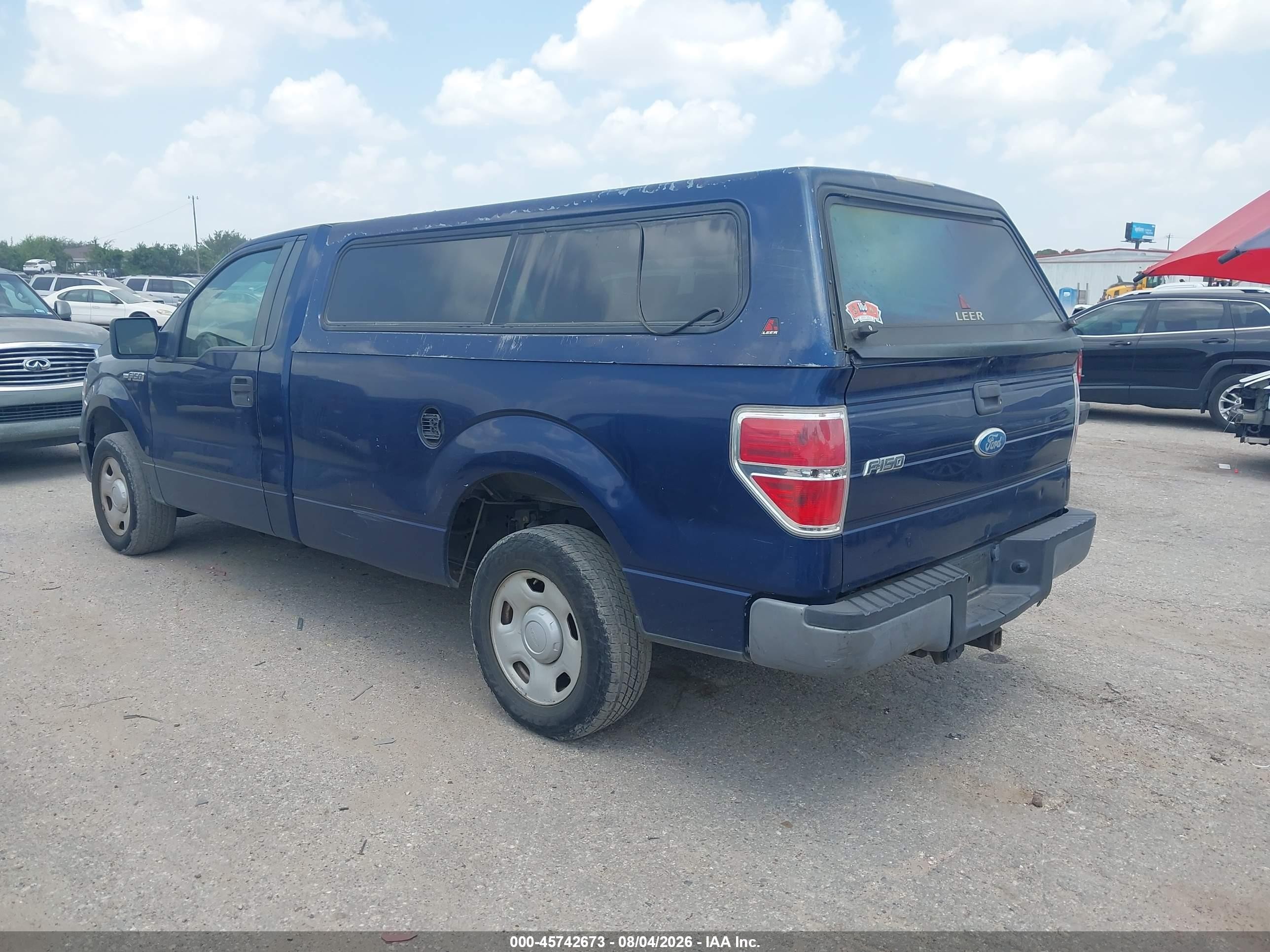 2009 Ford F-150 Xl/xl W/midbox Prep/xlt/xlt W/midbox Prep Blue vin: 1FTPF12V89KC14358