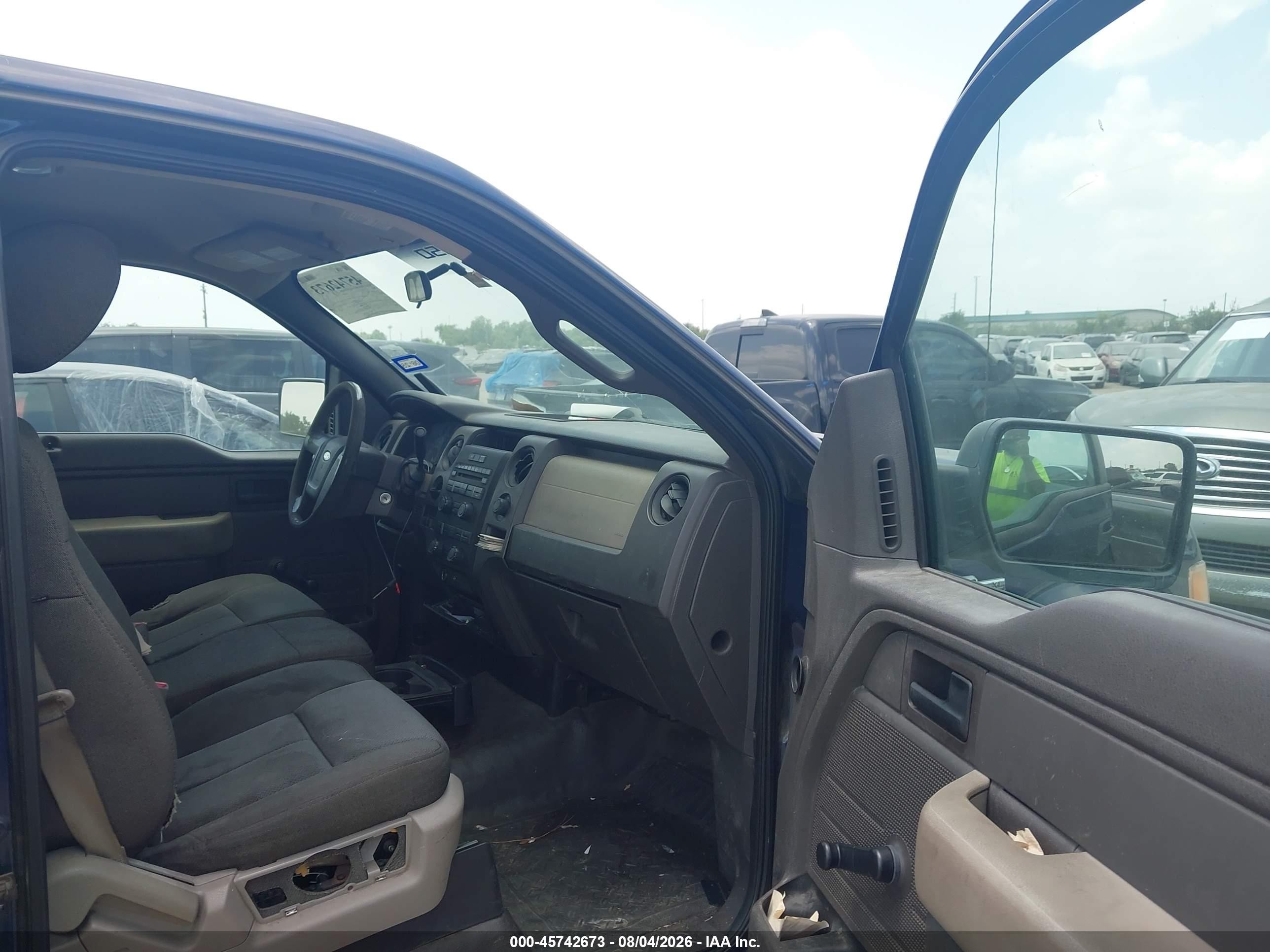 2009 Ford F-150 Xl/xl W/midbox Prep/xlt/xlt W/midbox Prep Blue vin: 1FTPF12V89KC14358
