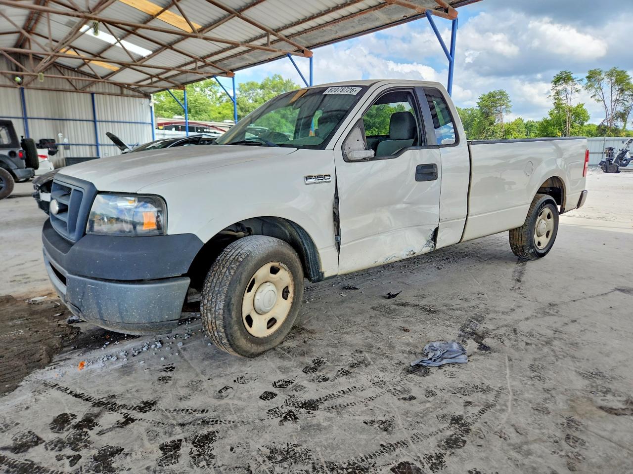 2008 Ford F150 White vin: 1FTPF12VX8KD79794