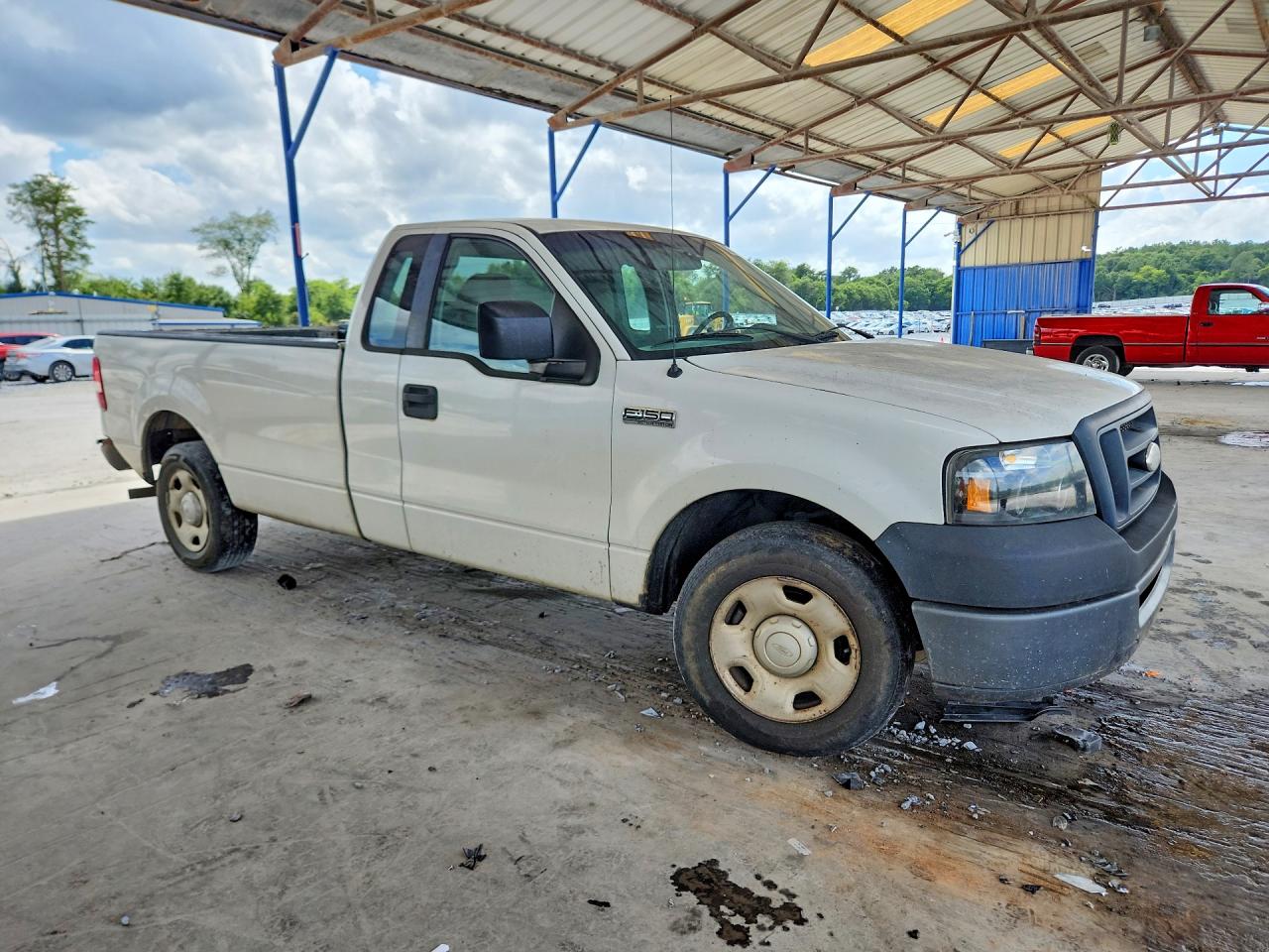 2008 Ford F150 White vin: 1FTPF12VX8KD79794