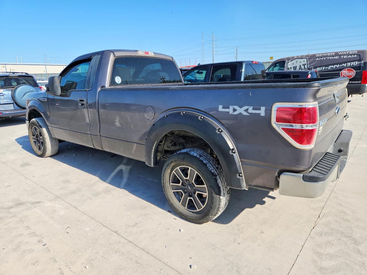 2009 Ford F150 Gray vin: 1FTPF14809KB82559