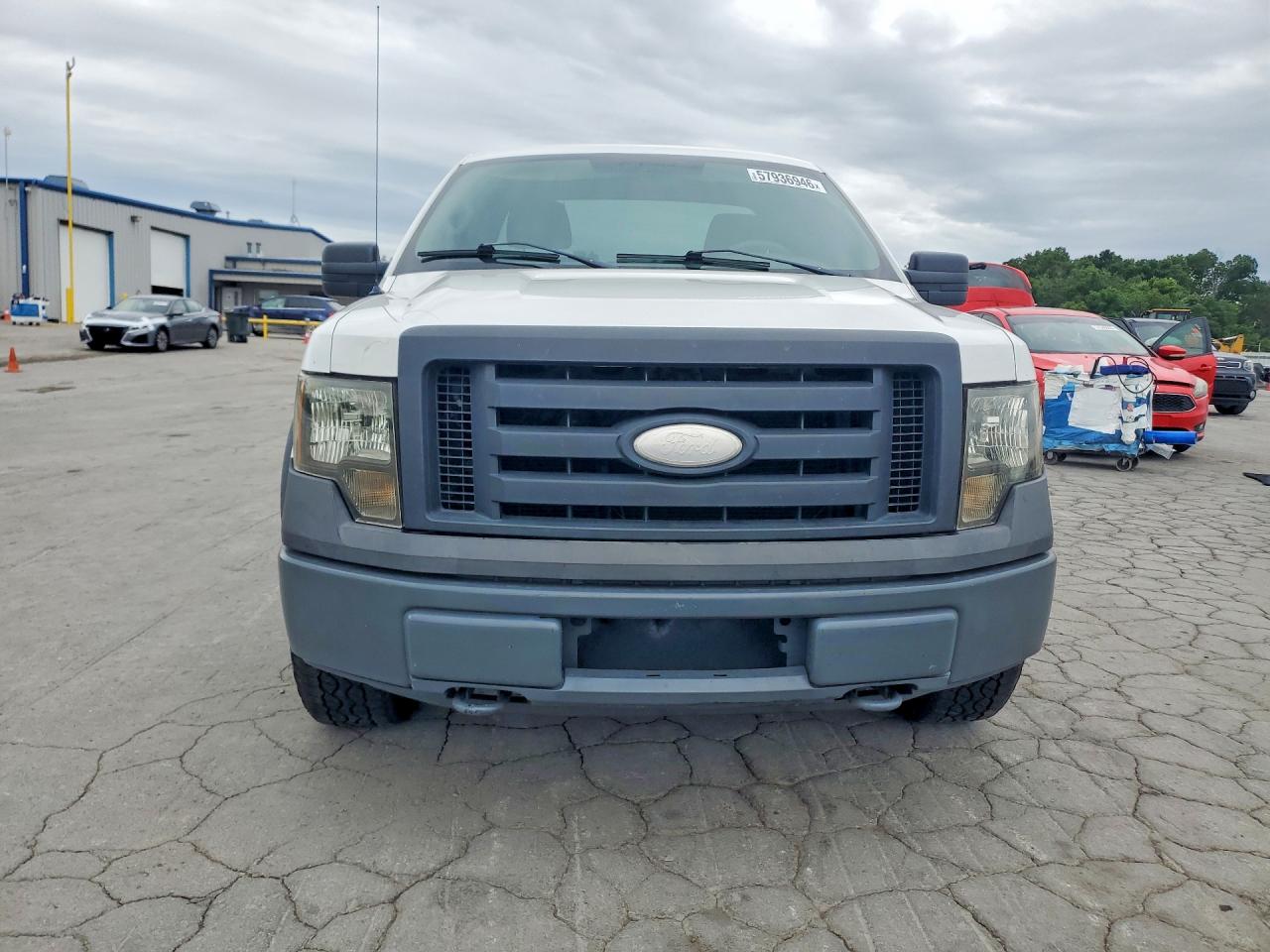 2009 Ford F150 White vin: 1FTPF14VX9KA71006