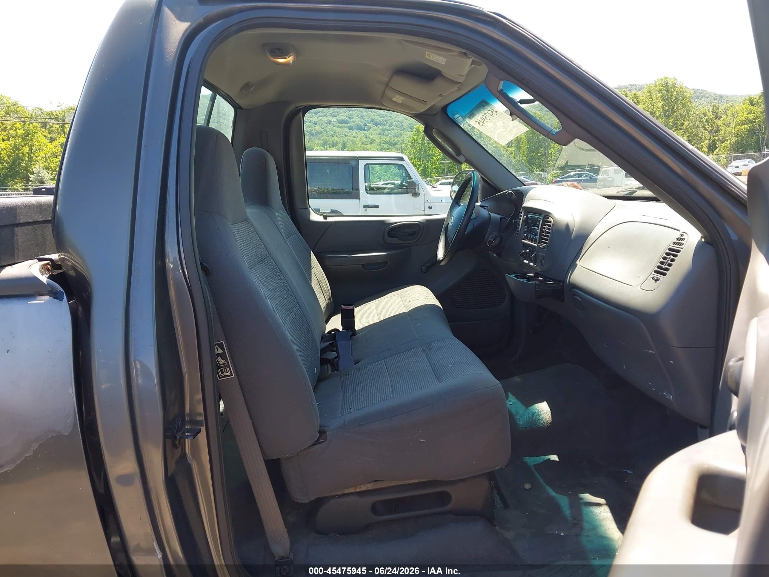 2002 Ford F-150 Xl/xlt Gray vin: 1FTPF17L12NB87659